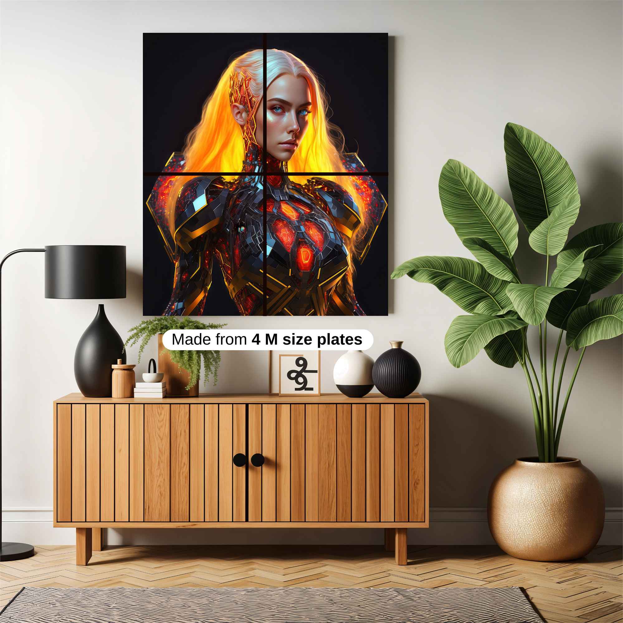 Cyber Enigma Safe Wall Magnetic / M