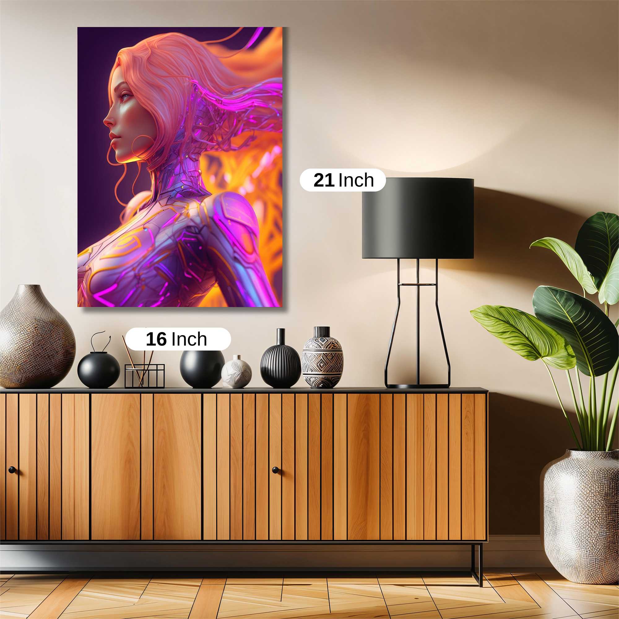 Cyber Serenity Safe Wall Magnetic / M