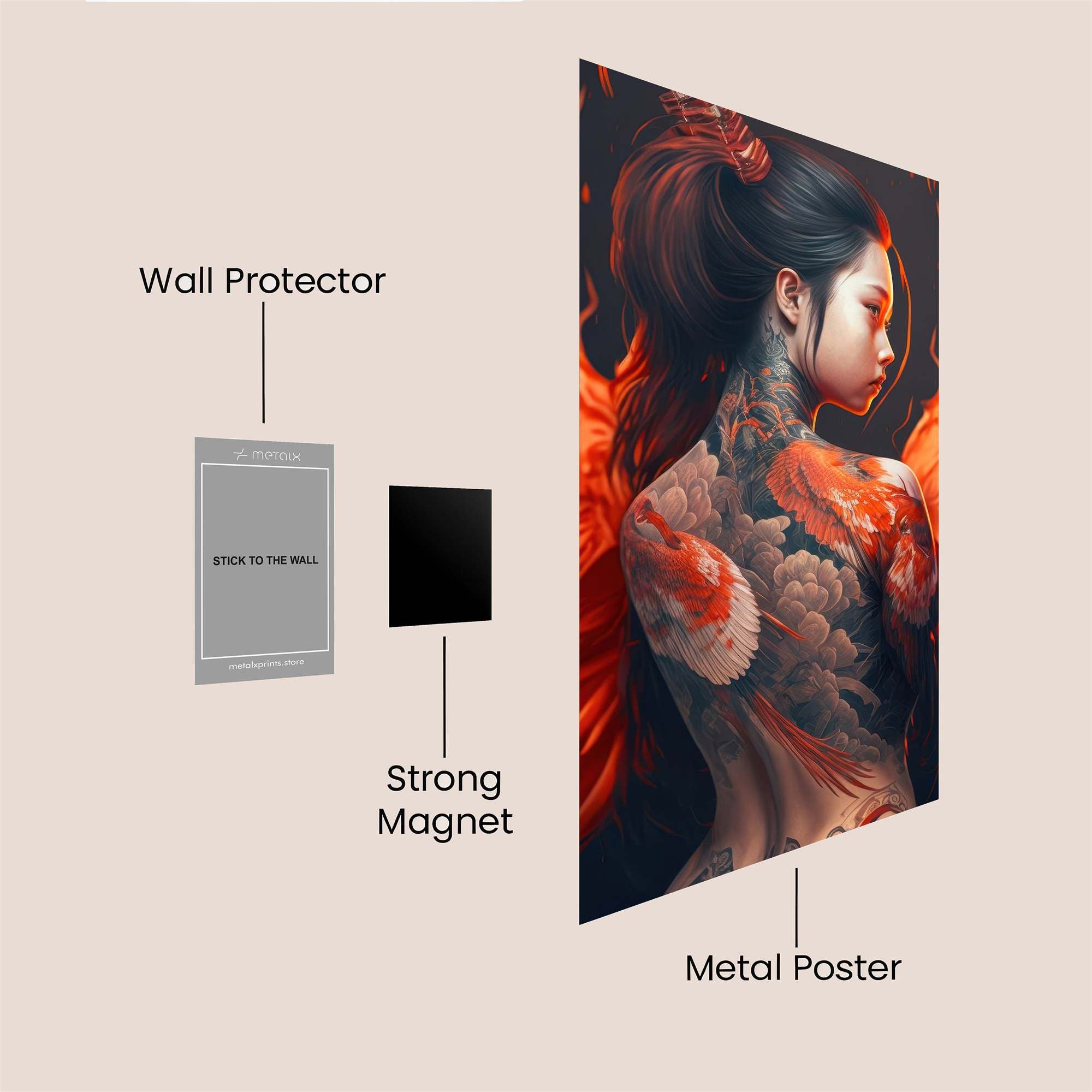 Phoenix Serenity Safe Wall Magnetic / M