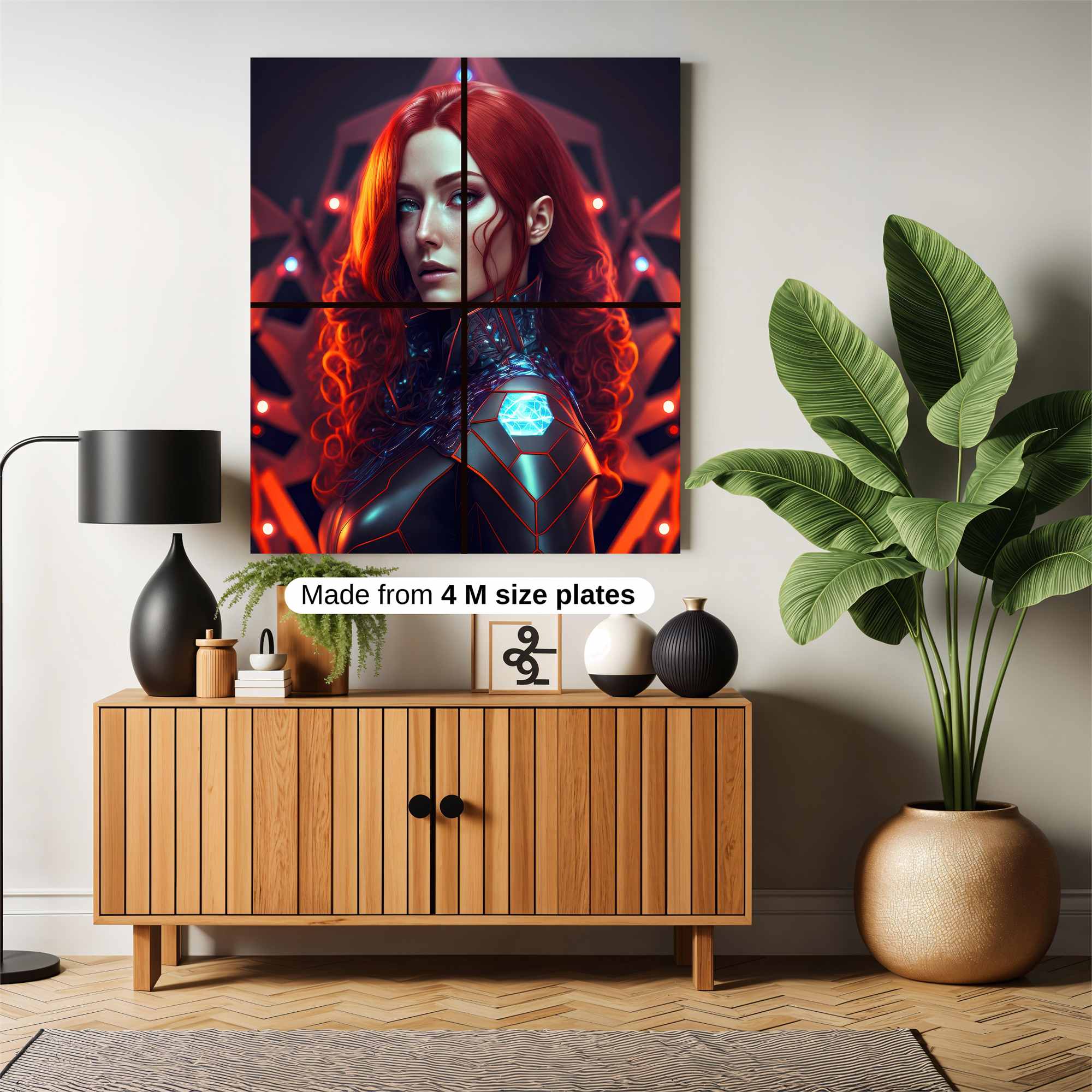 Mystic Warrior Safe Wall Magnetic / M