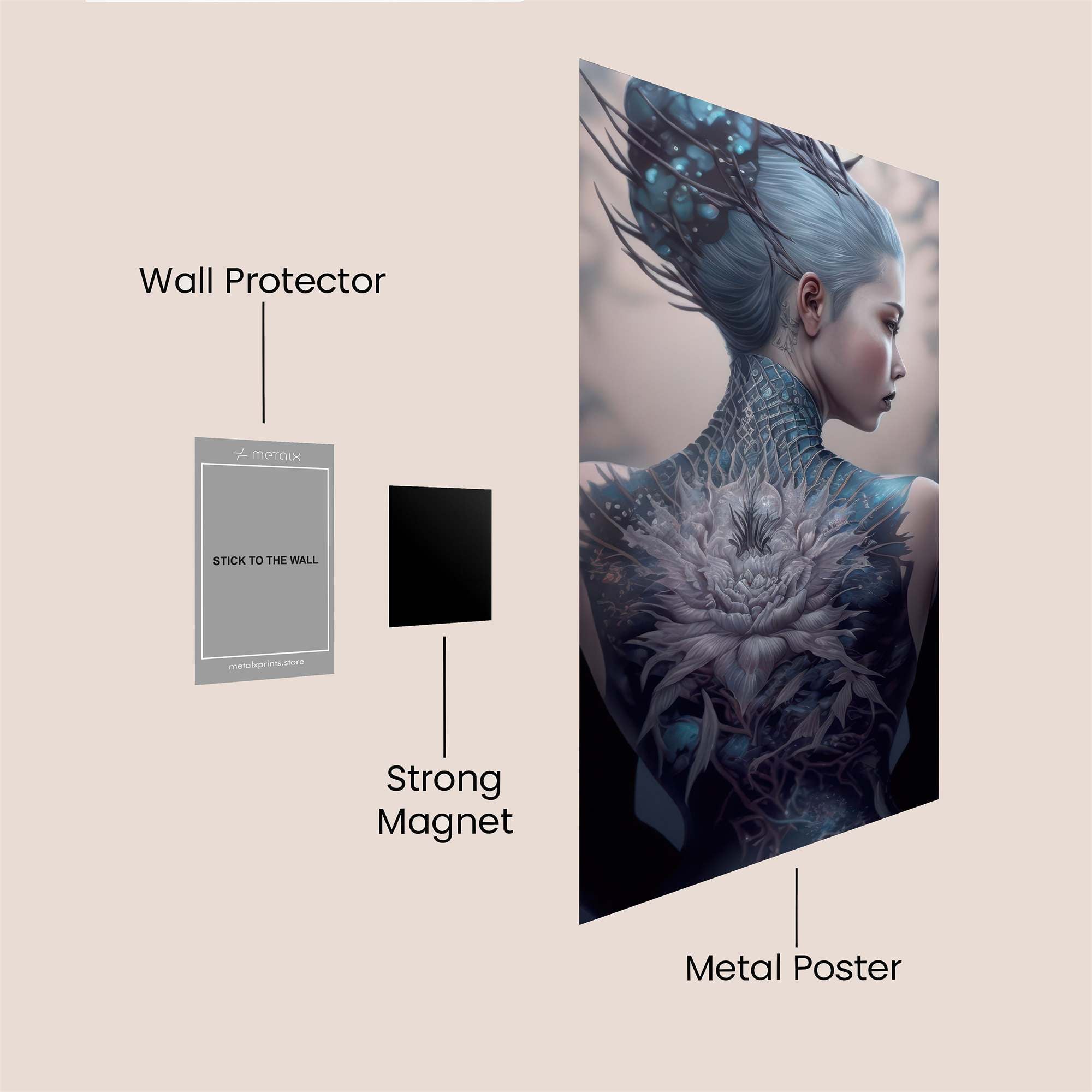 Enchanted Elegance Safe Wall Magnetic / M