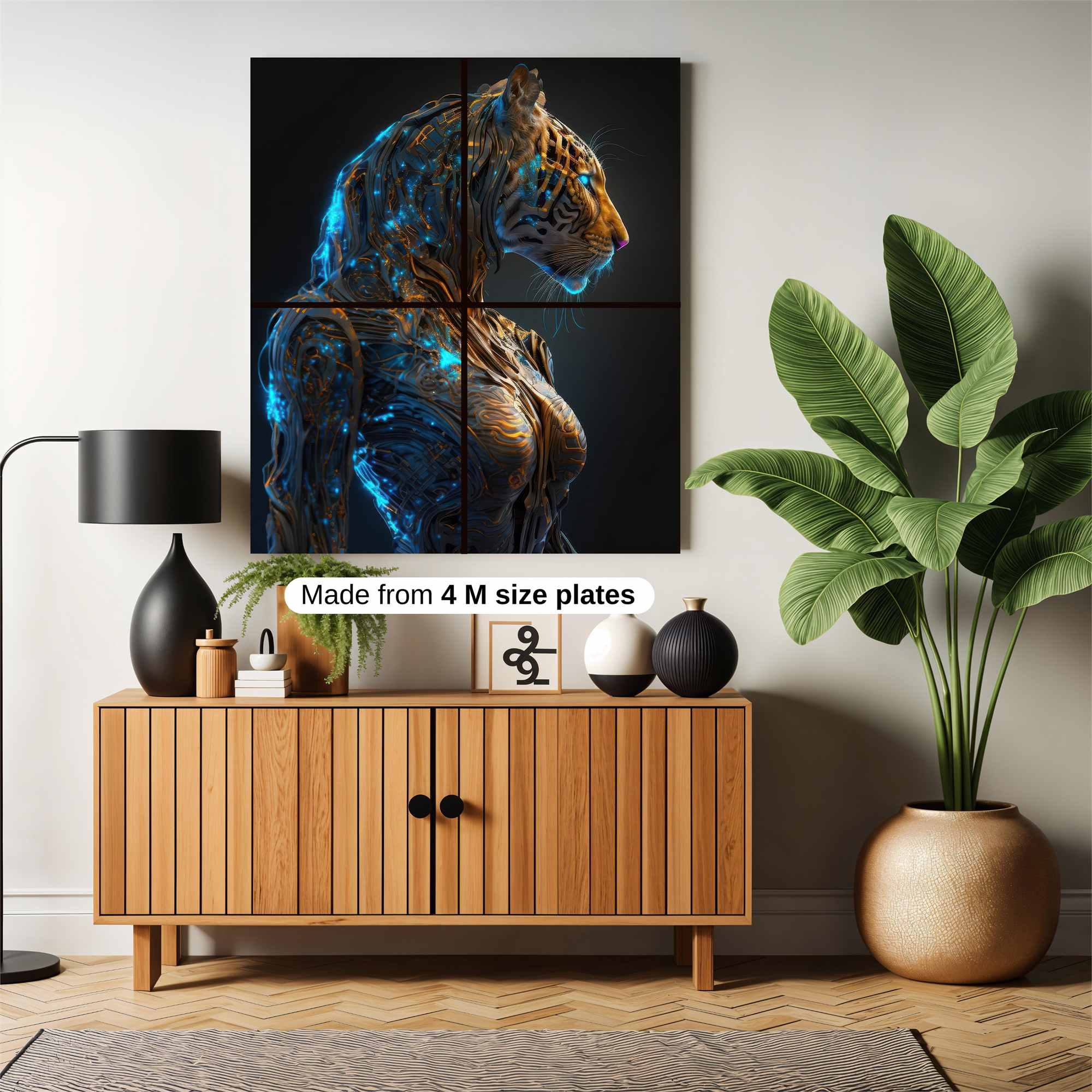 Tiger Enigma Safe Wall Magnetic / M