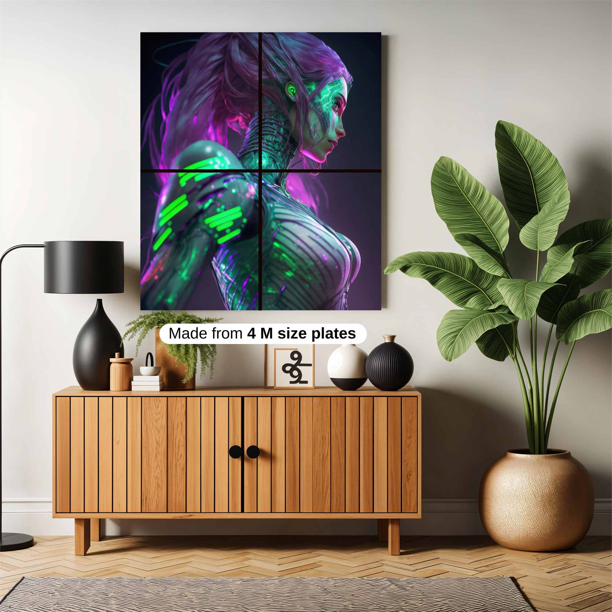 Cyber Enigma Safe Wall Magnetic / M