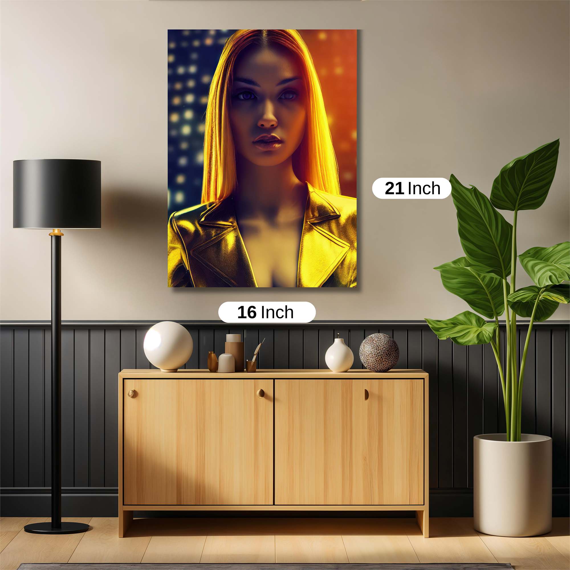Golden Aura Safe Wall Magnetic / M