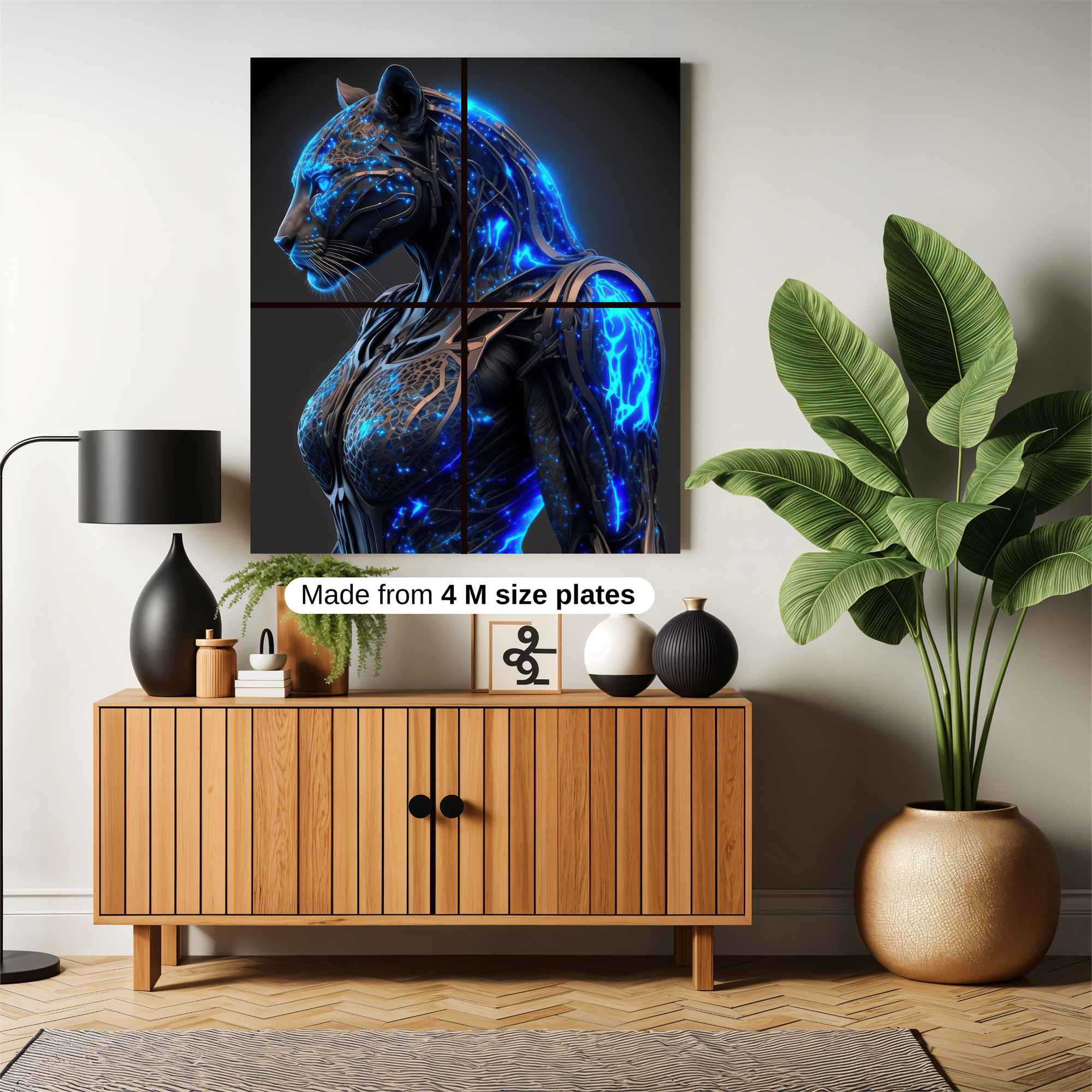 Cyber Panther Safe Wall Magnetic / M