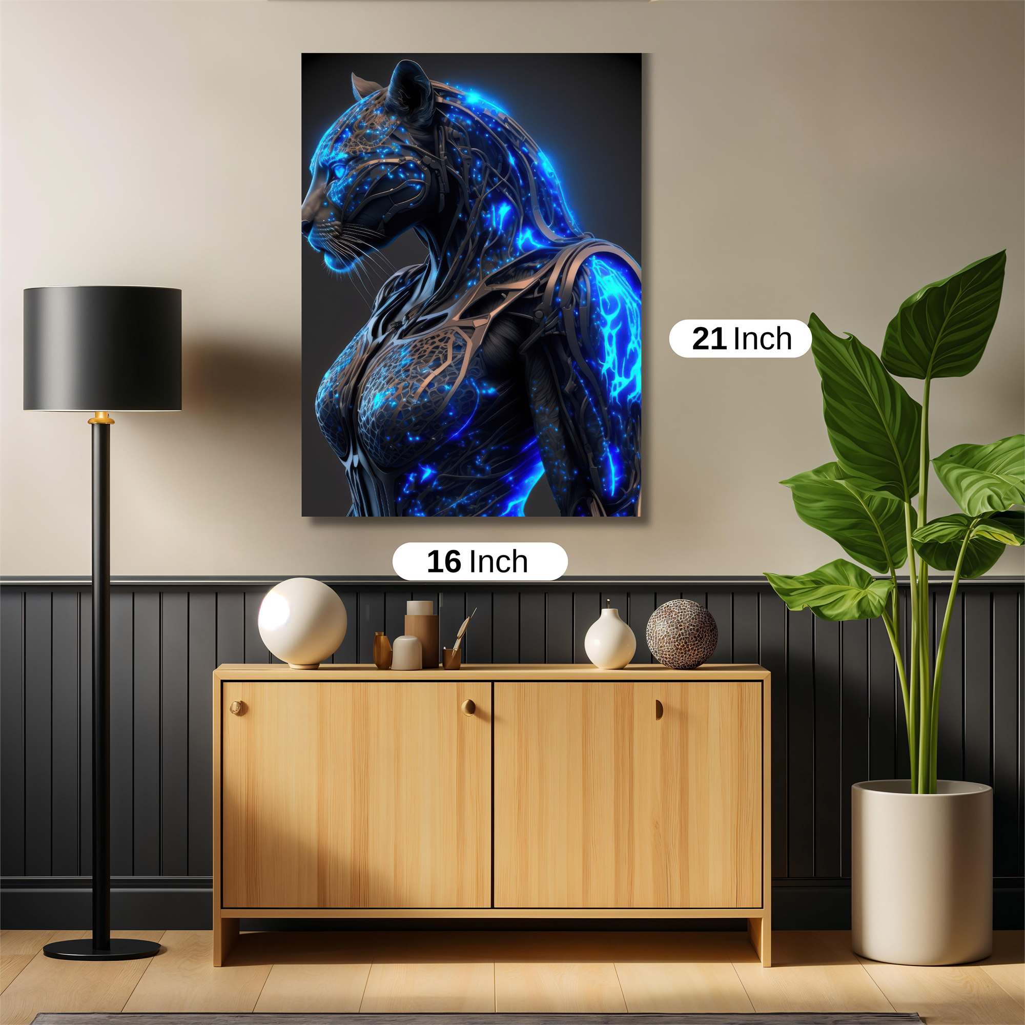 Cyber Panther Safe Wall Magnetic / M