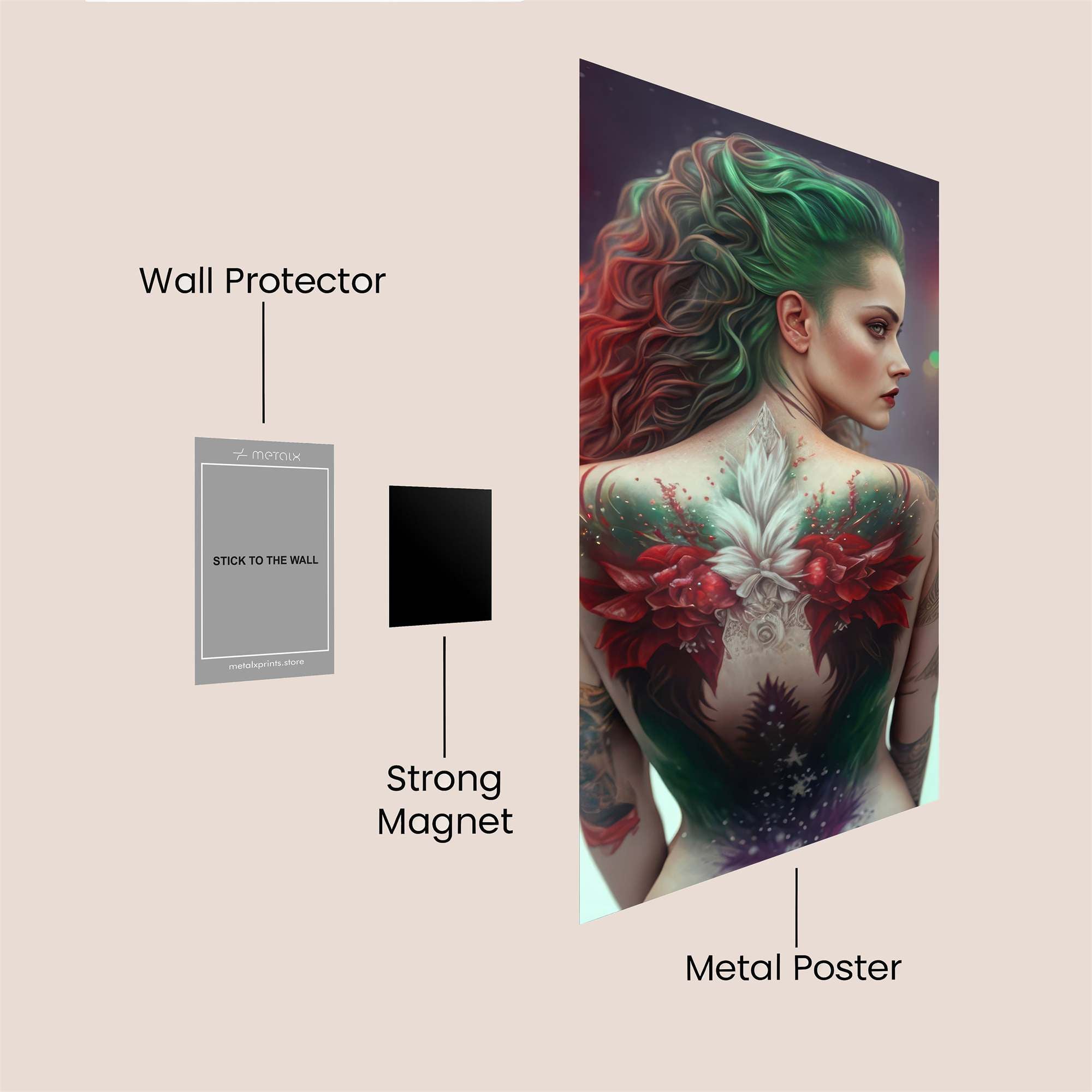 Enchanted Solitude Safe Wall Magnetic / M