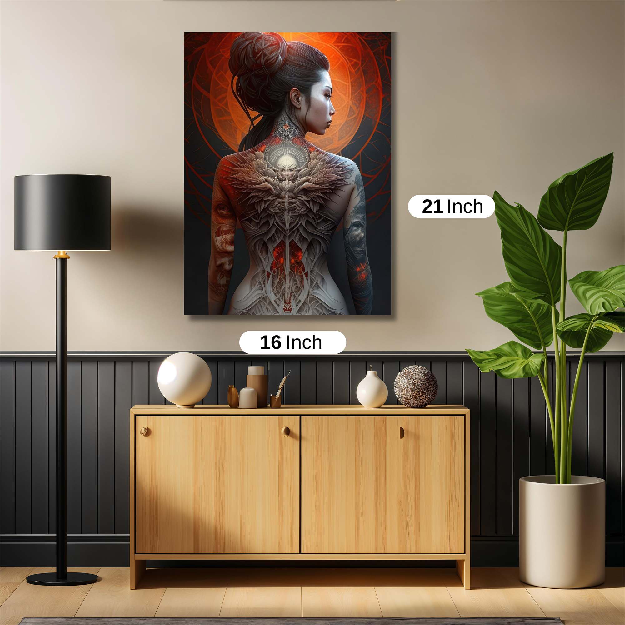 Tattooed Eclipse Safe Wall Magnetic / M