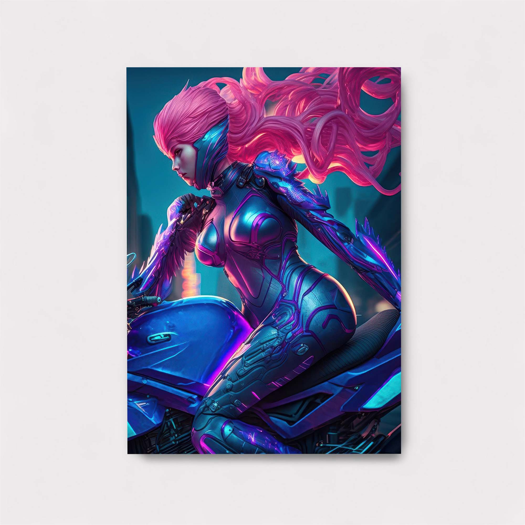 Cyber Seductress Safe Wall Magnetic / M