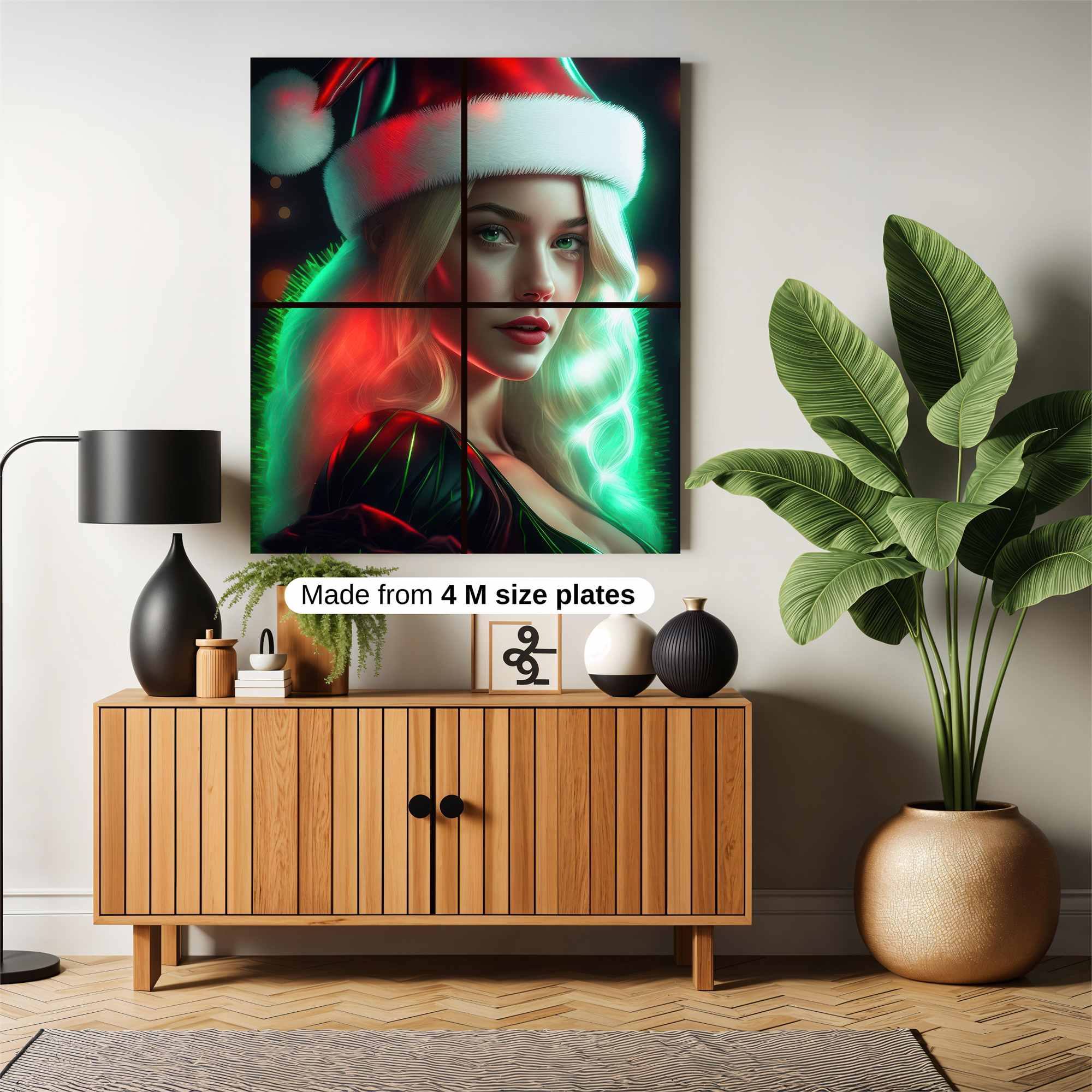 Santa Enigma Safe Wall Magnetic / M