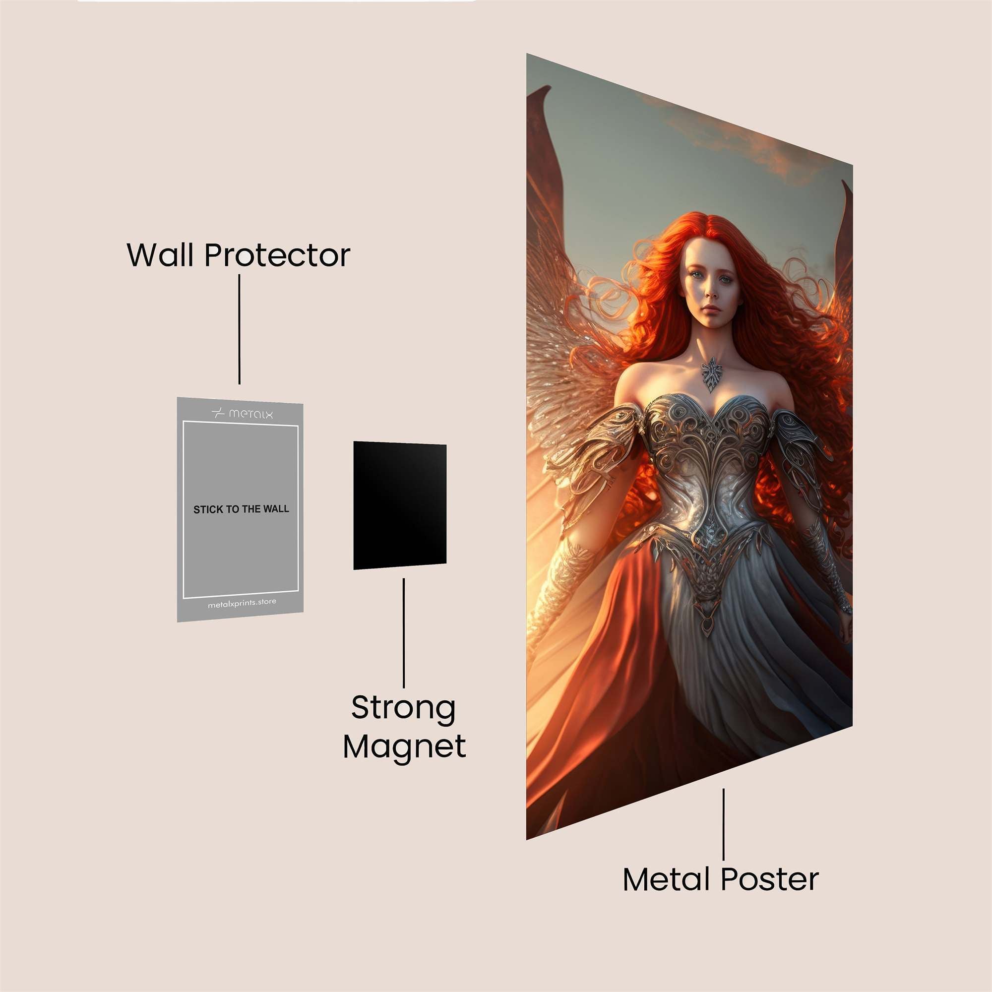 Angel Enigma Safe Wall Magnetic / M