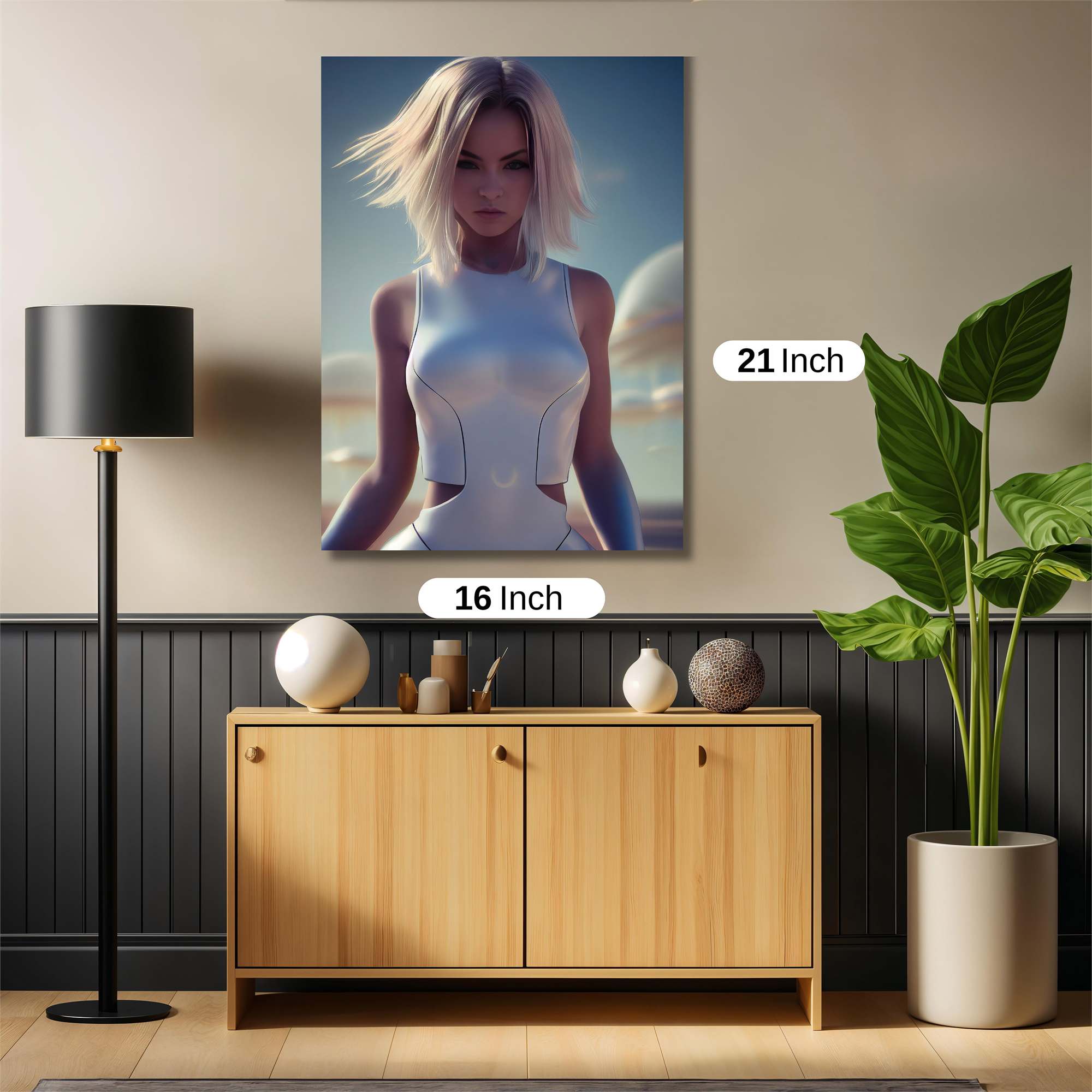 Futuristic Enigma Safe Wall Magnetic / M