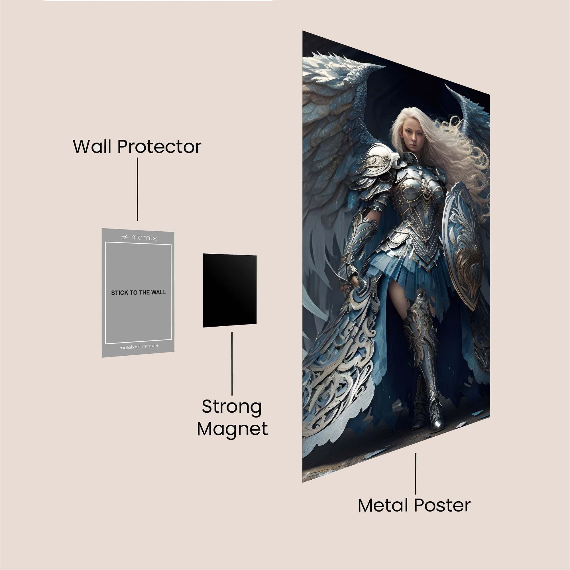 Angel Valor Safe Wall Magnetic / M
