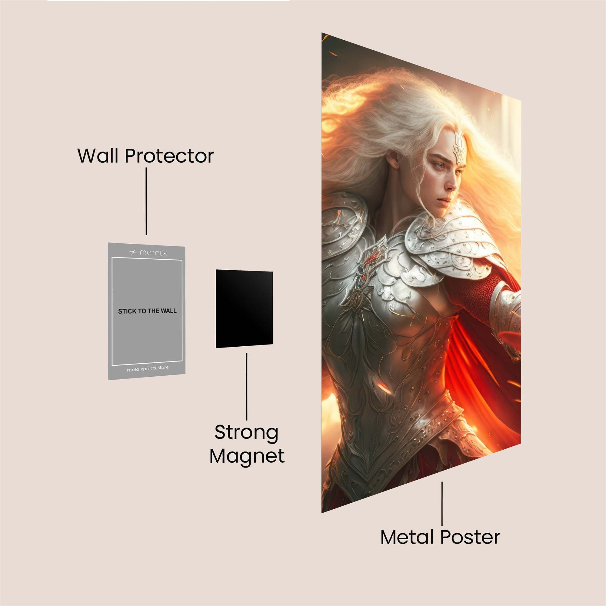 Warrior Radiance Safe Wall Magnetic / M