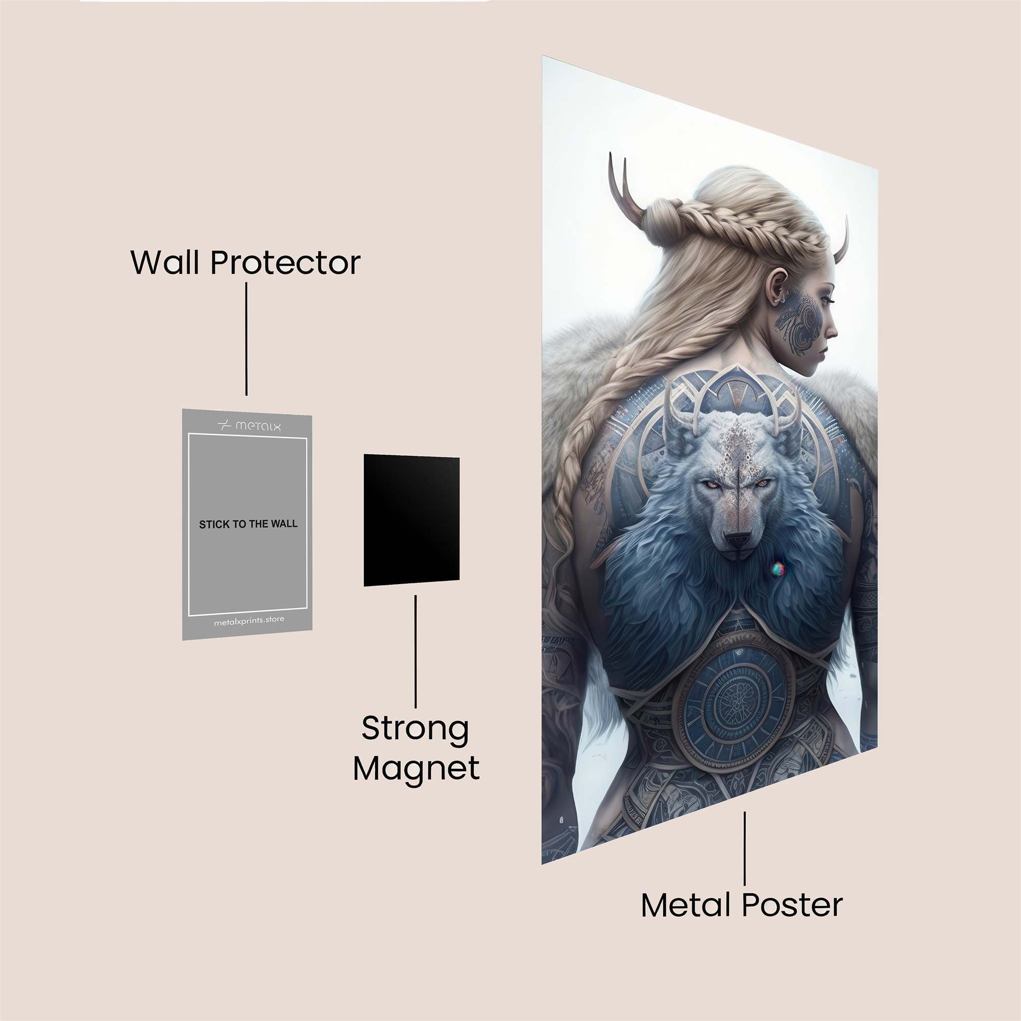 FrostQueen Safe Wall Magnetic / M