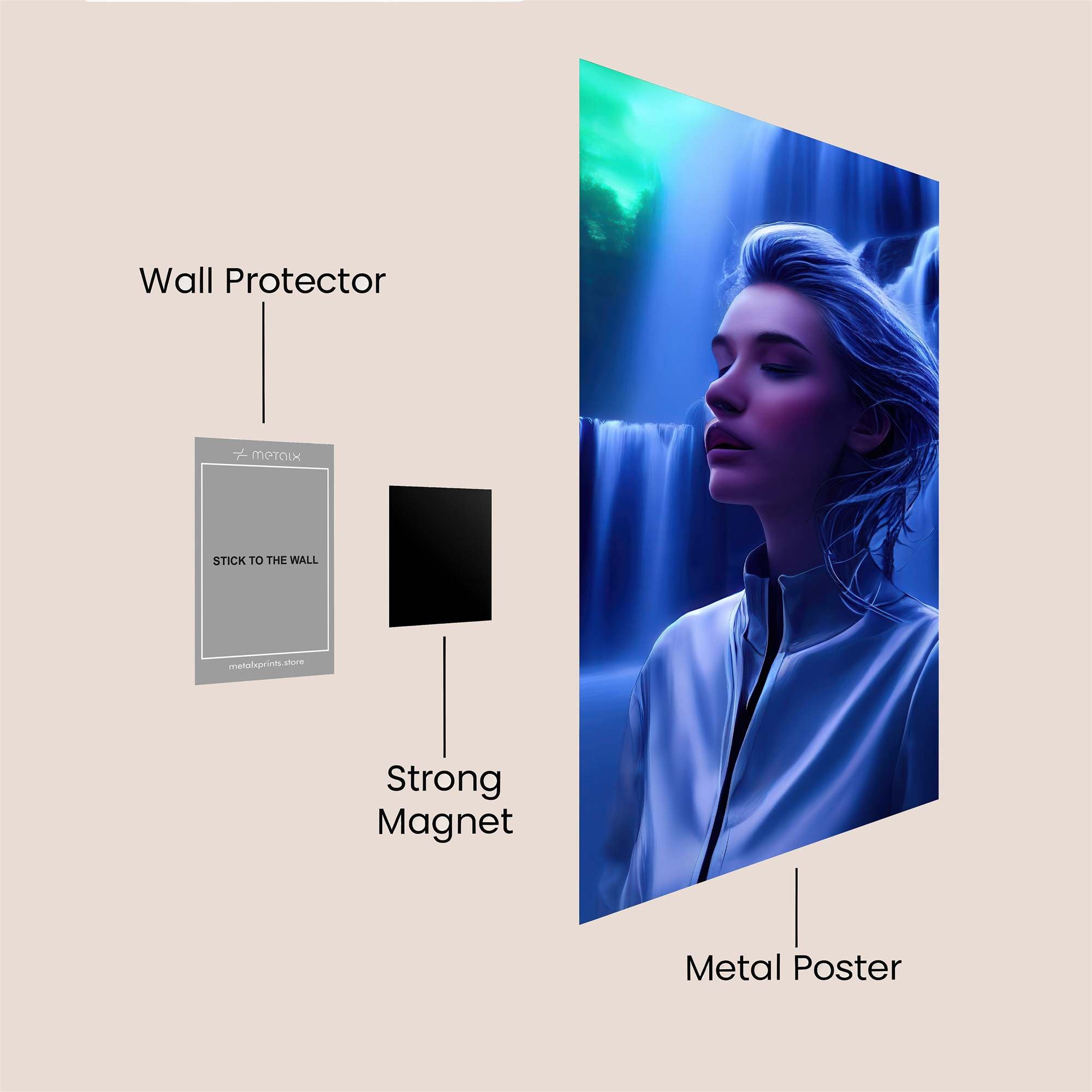 Aurora Serenity Safe Wall Magnetic / M