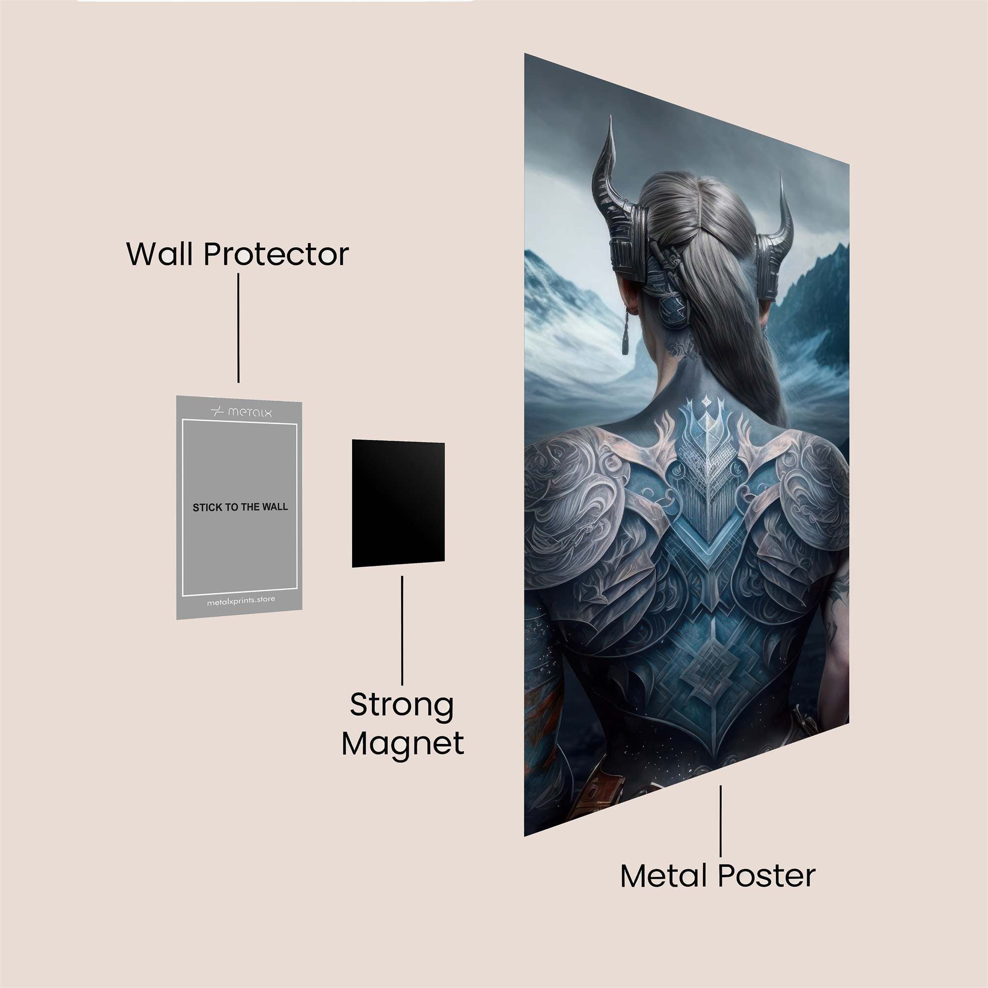 Valkyrie Solitude Safe Wall Magnetic / M