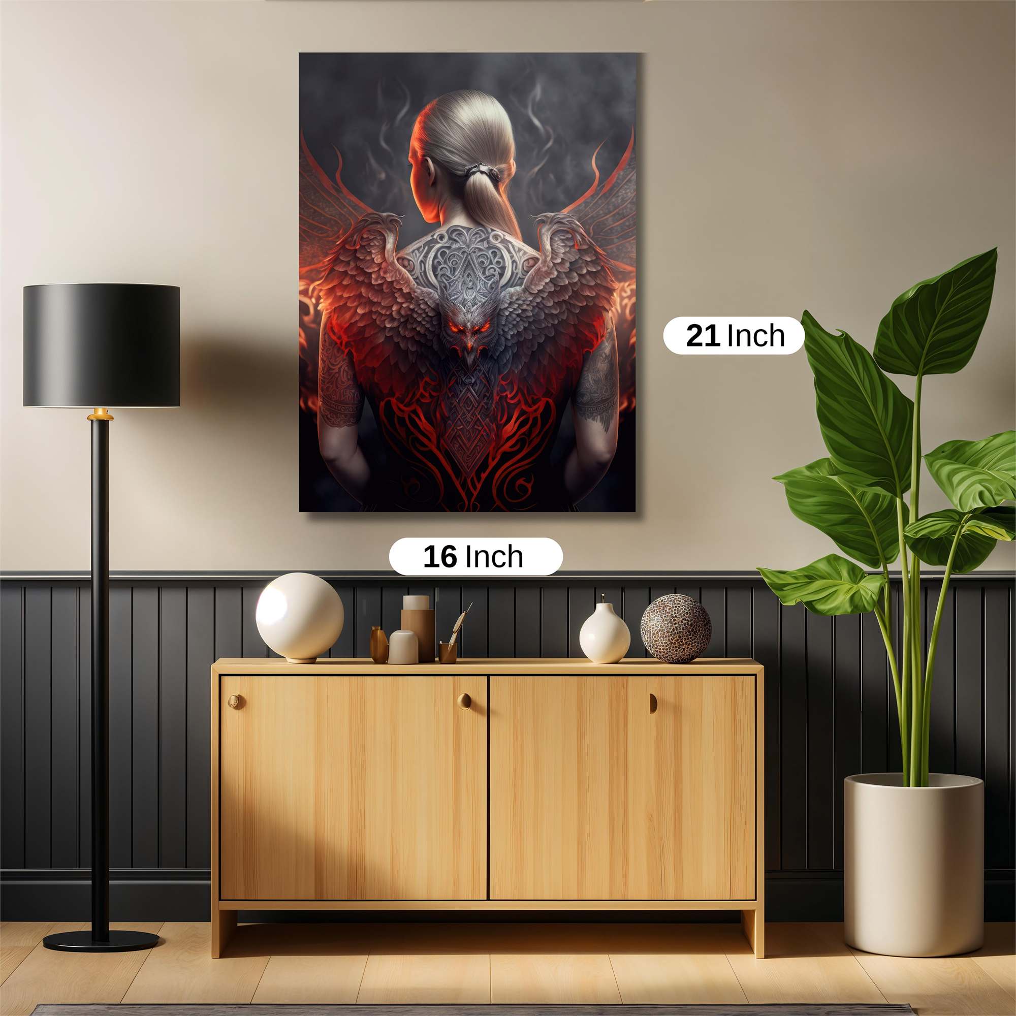 Phoenix Wrath Safe Wall Magnetic / M
