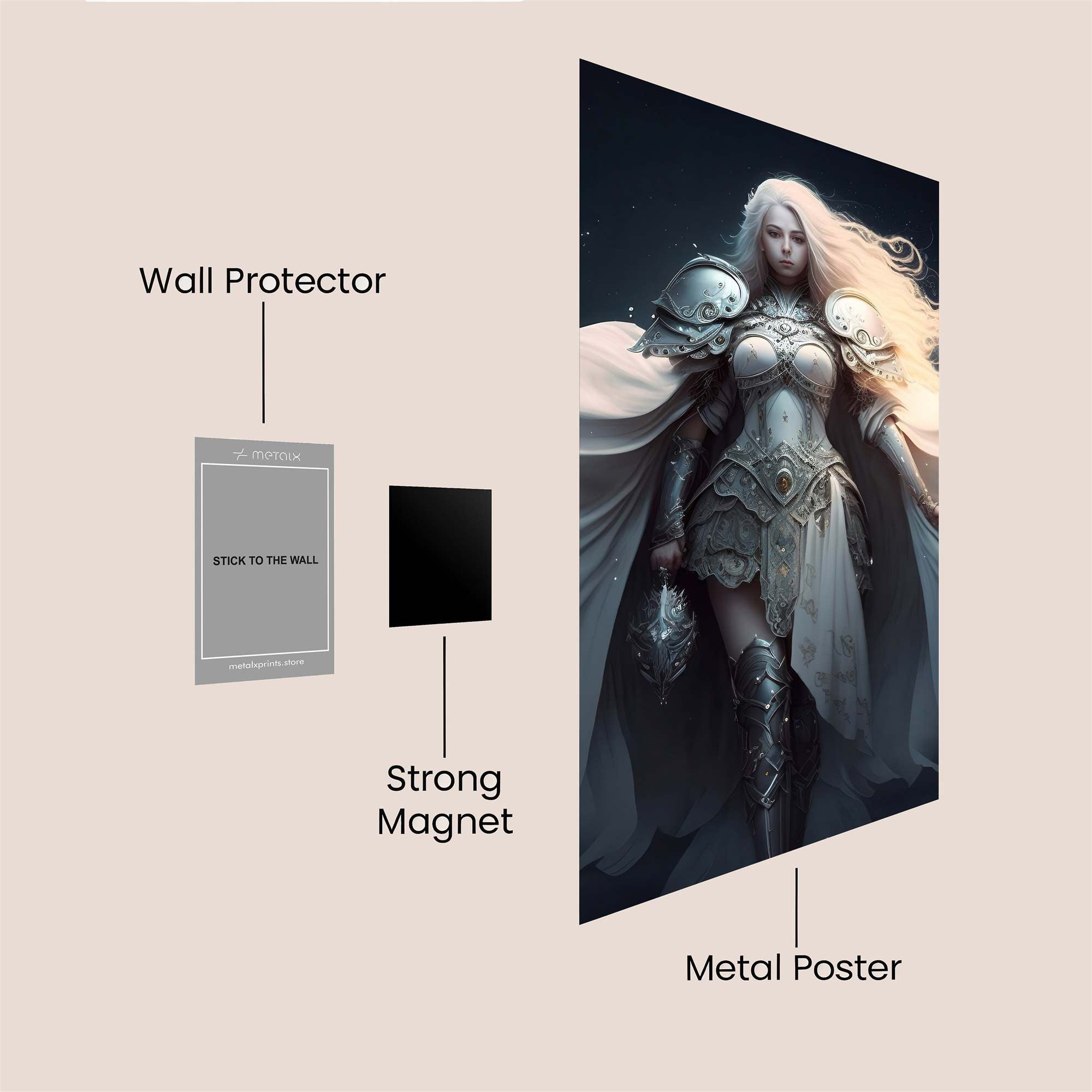 Angel Radiant Safe Wall Magnetic / M