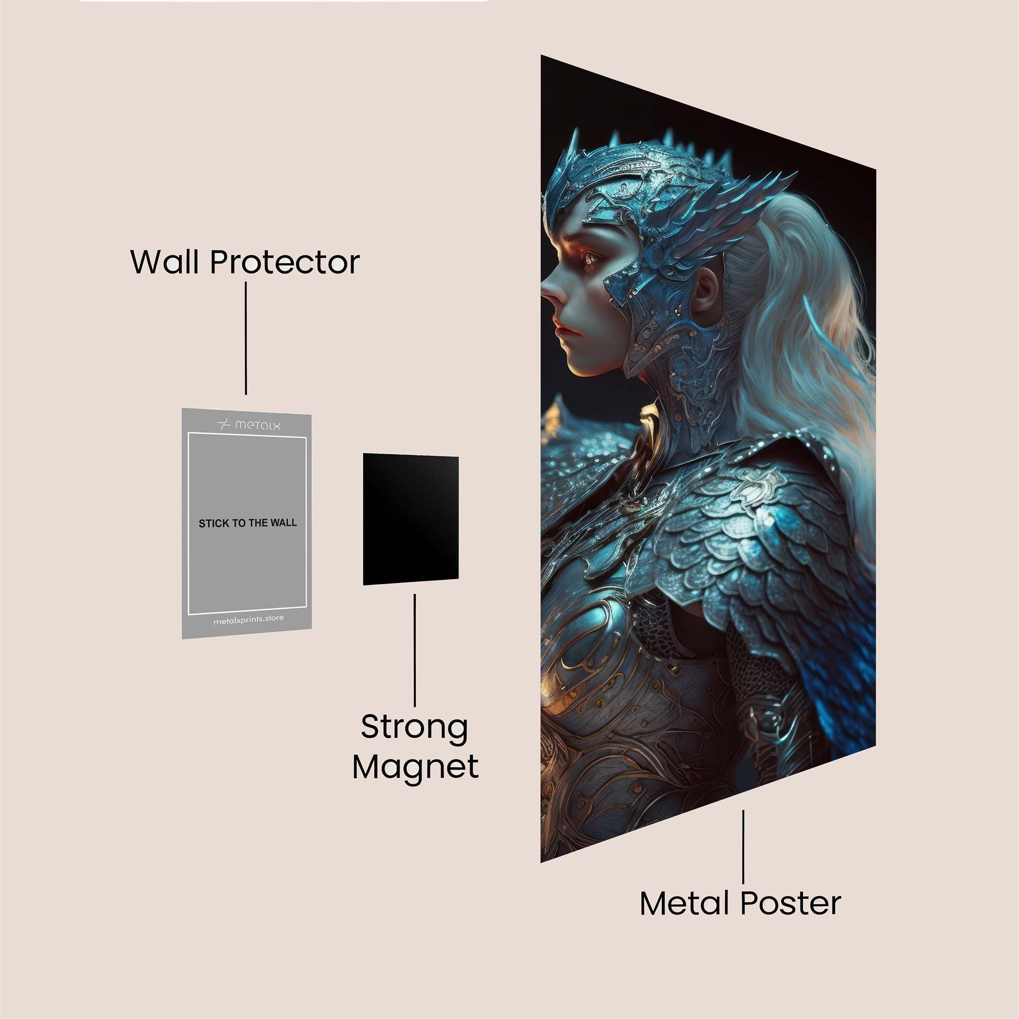 Ice Queen Safe Wall Magnetic / M