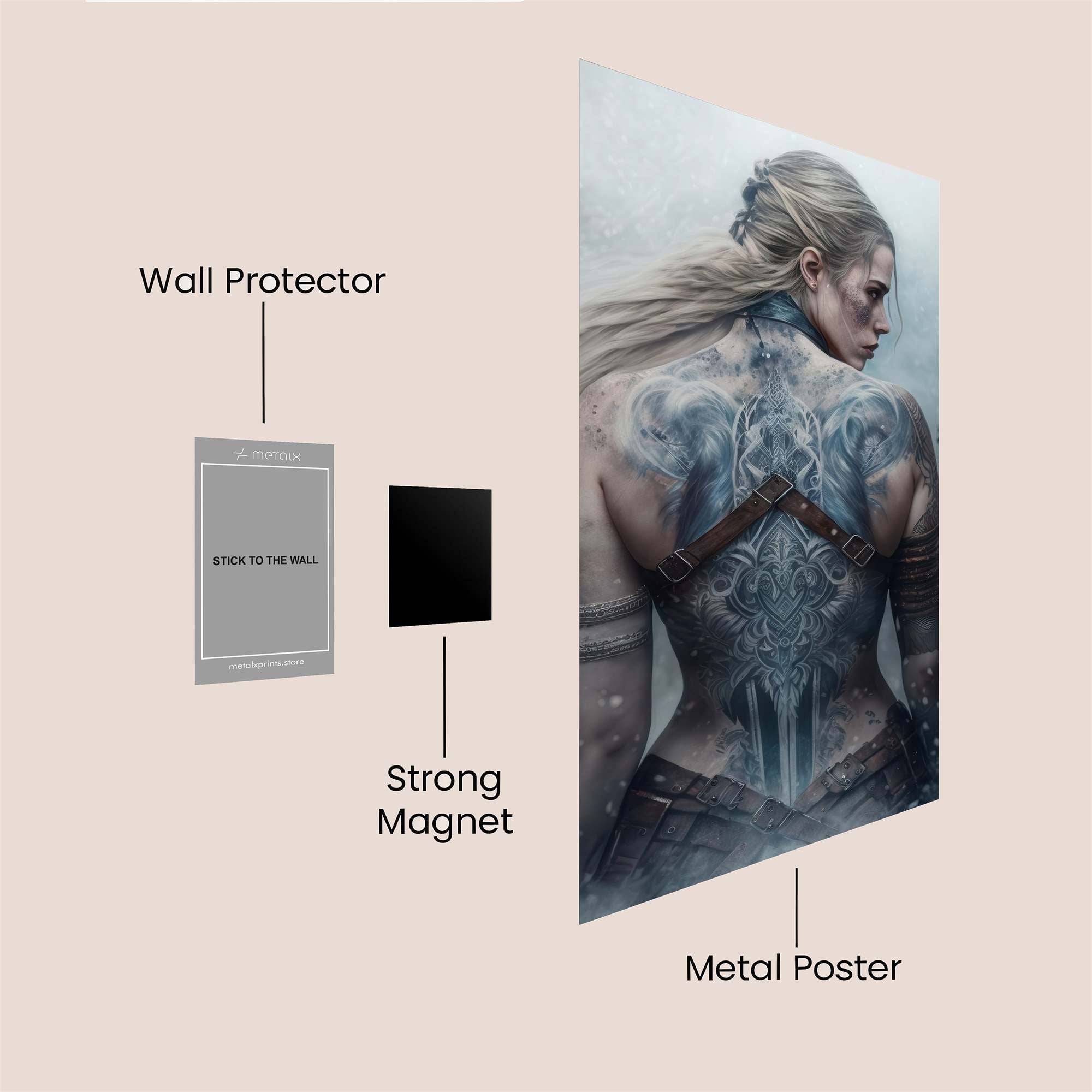 Warrior Elegance Safe Wall Magnetic / M