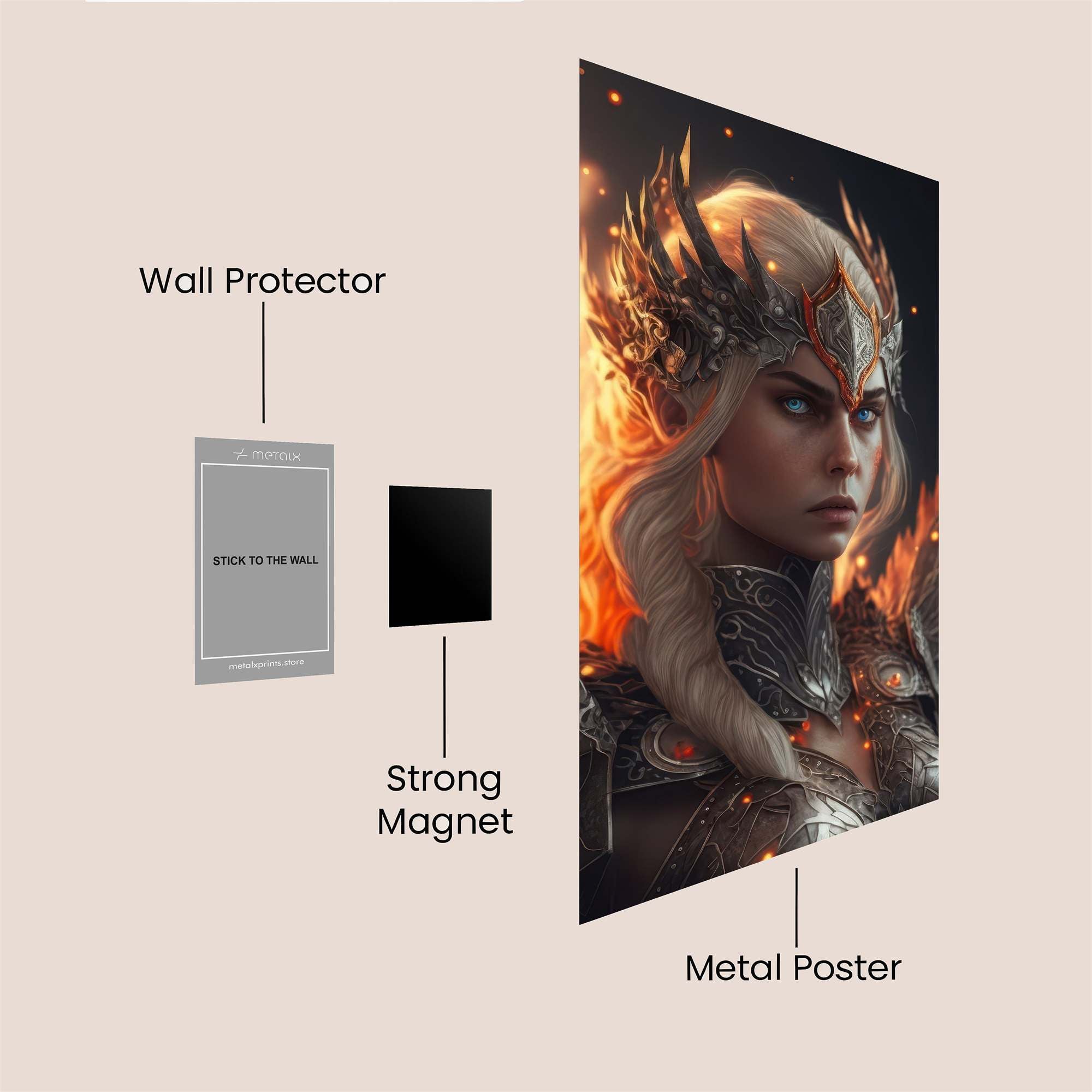 Phoenix Empress Safe Wall Magnetic / M