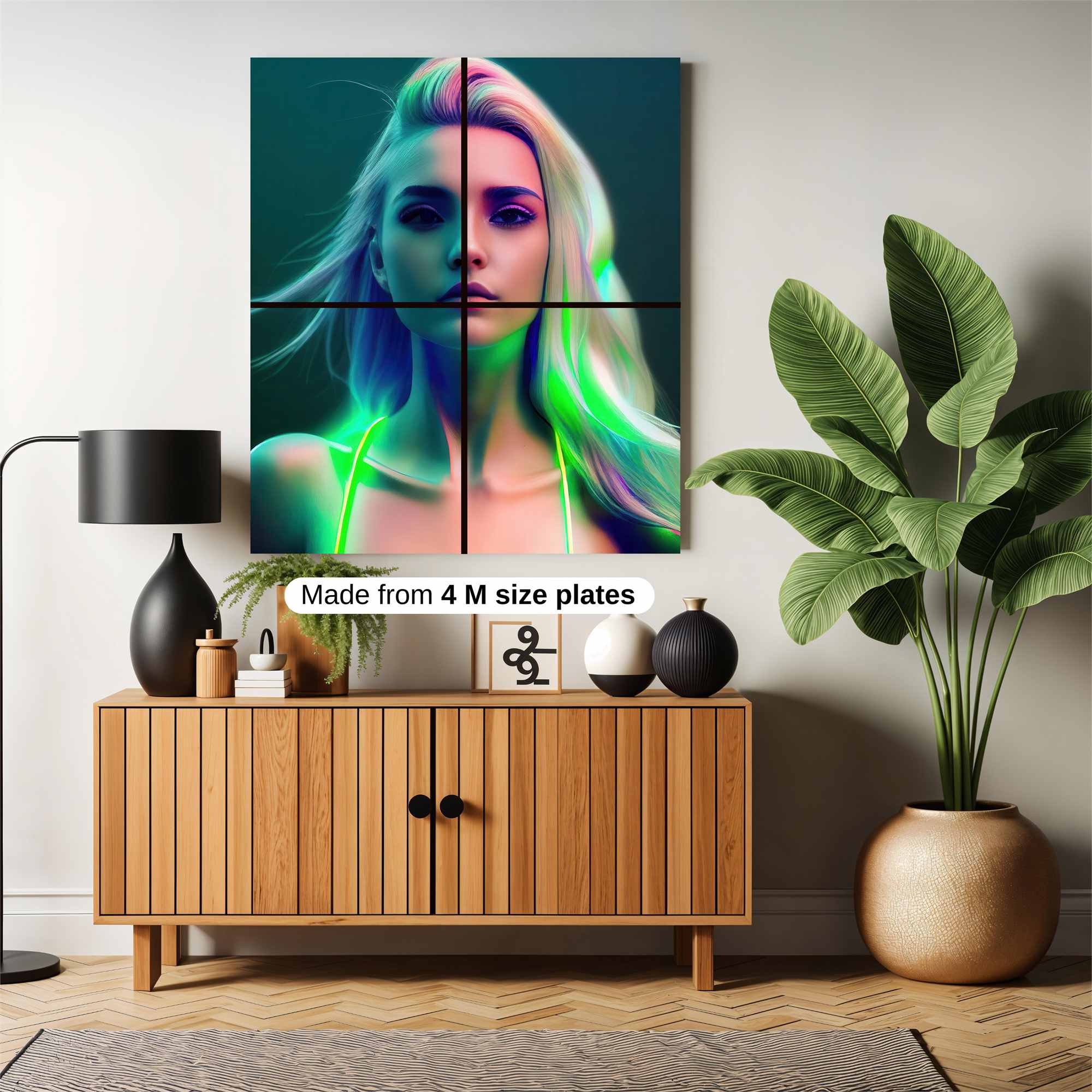 Neon Serenity Safe Wall Magnetic / M