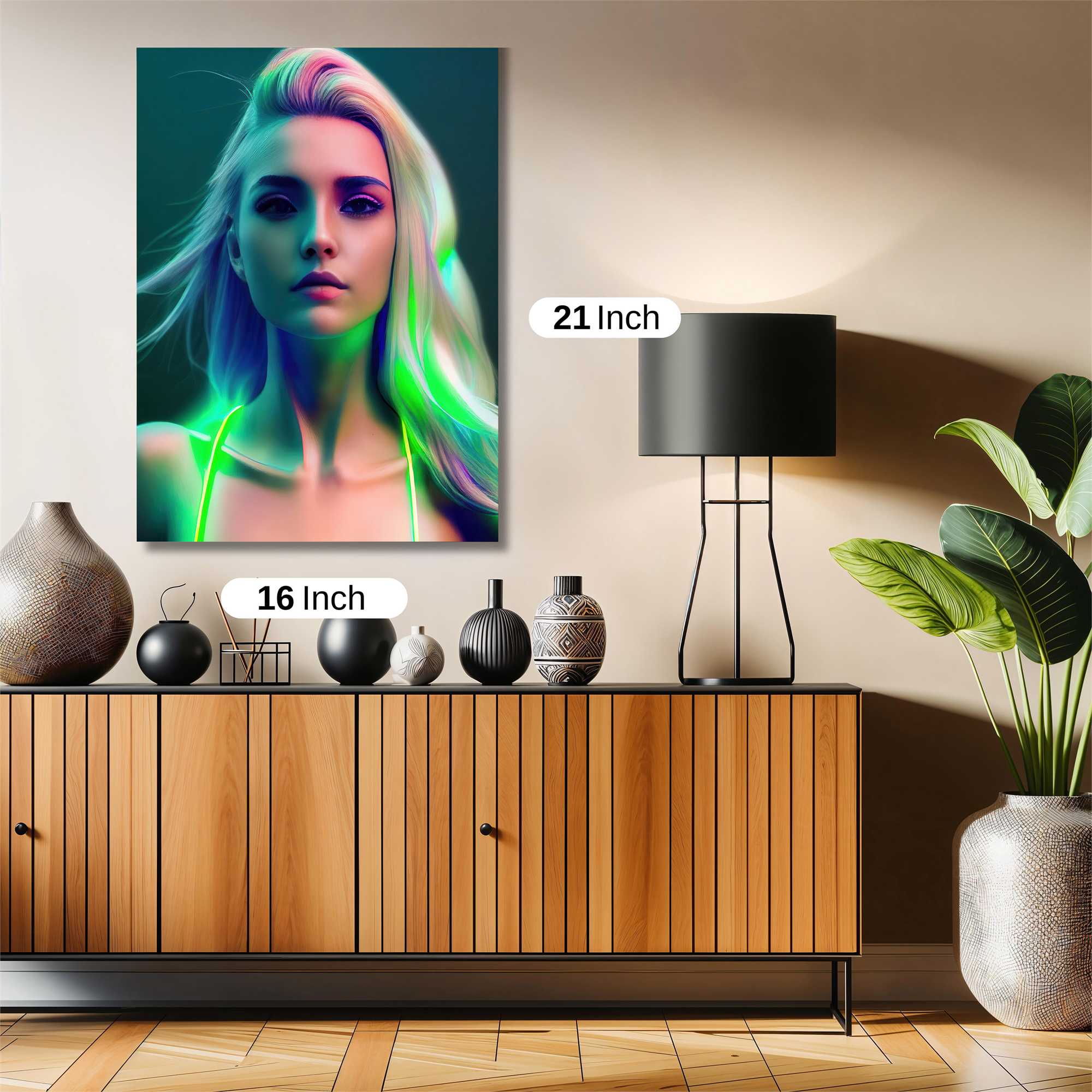 Neon Serenity Safe Wall Magnetic / M