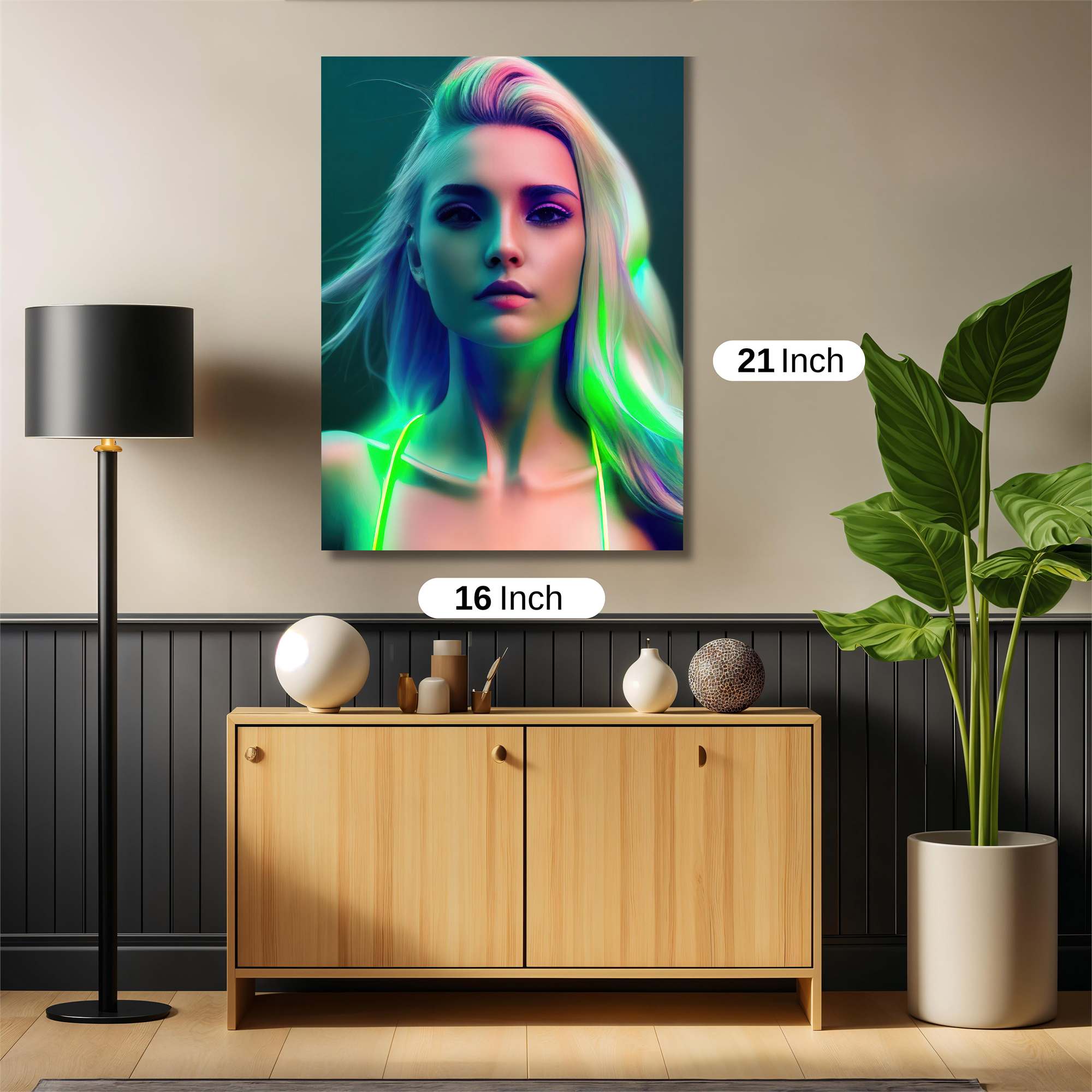 Neon Serenity Safe Wall Magnetic / M