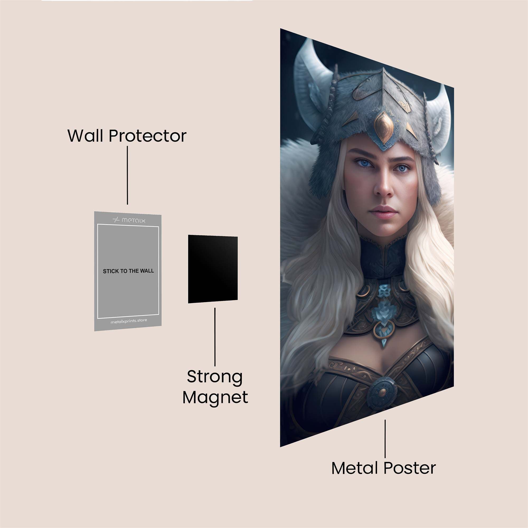 Valkyrie Serene Safe Wall Magnetic / M