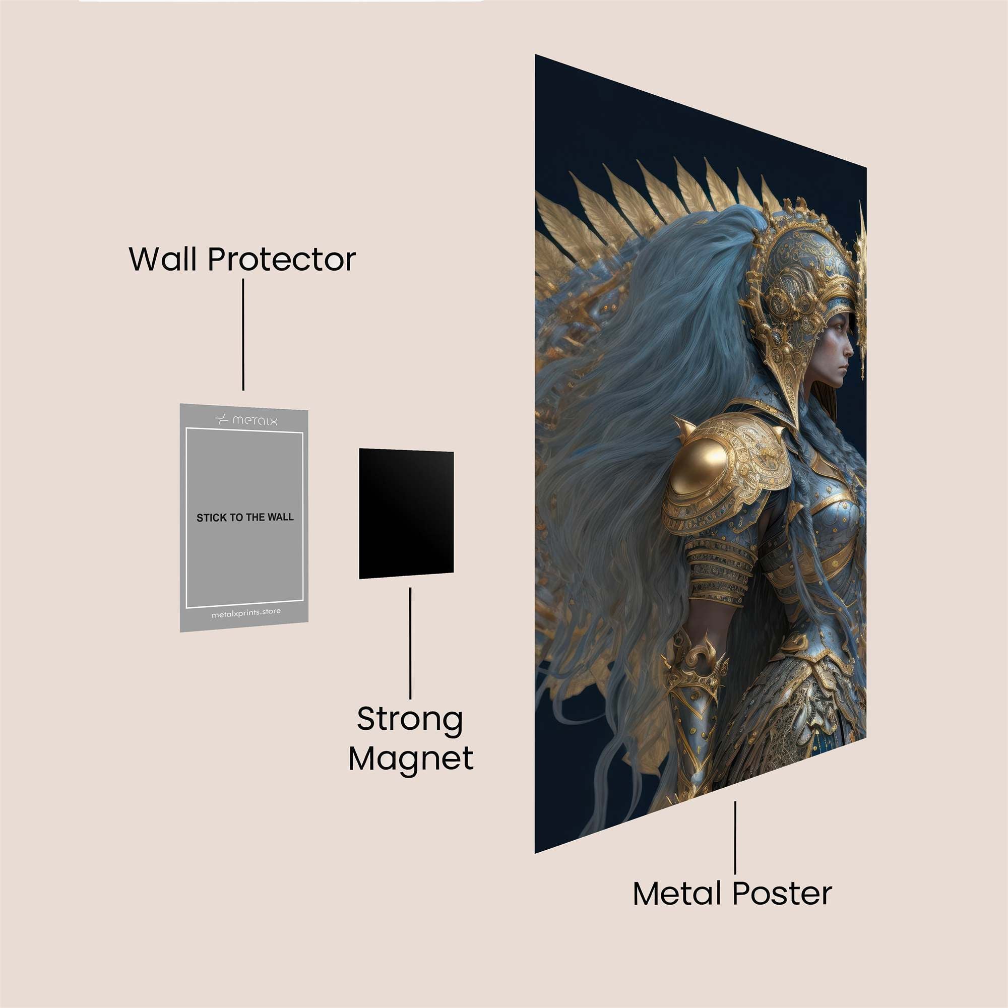 Athena Regal Safe Wall Magnetic / M