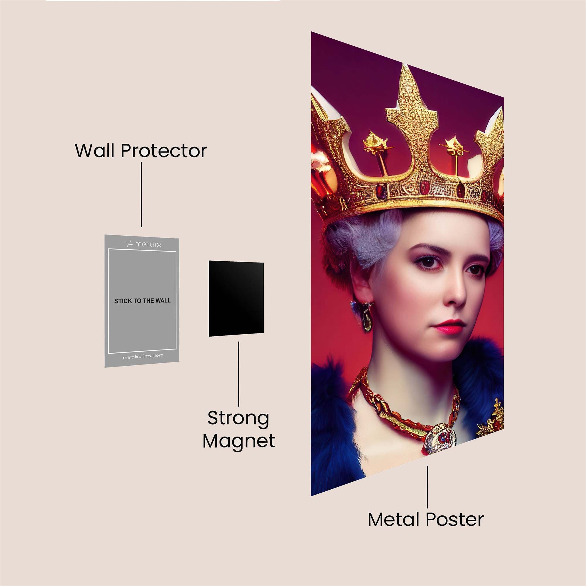 Royal Majesty Safe Wall Magnetic / M
