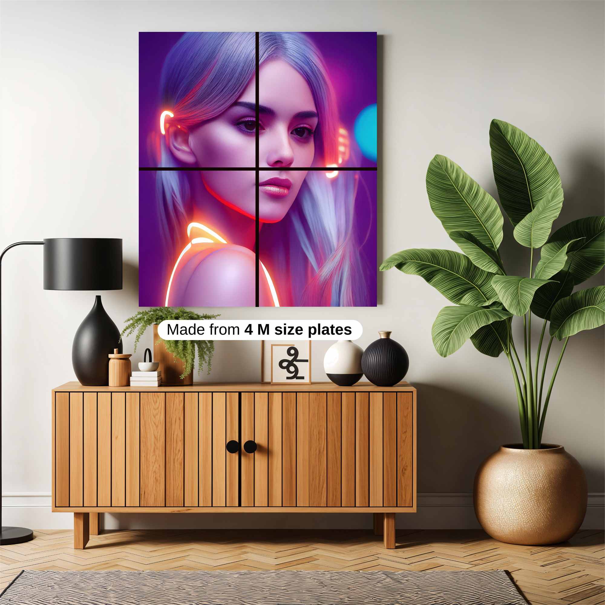 Neon Enigma Safe Wall Magnetic / M