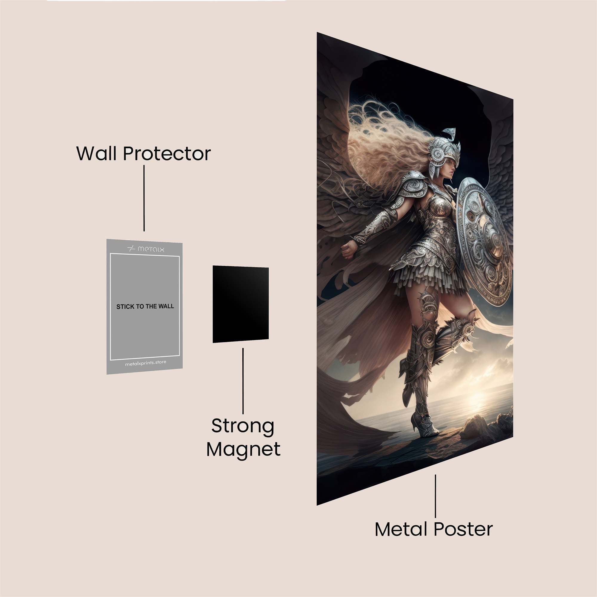 Valkyrie Dawn Safe Wall Magnetic / M