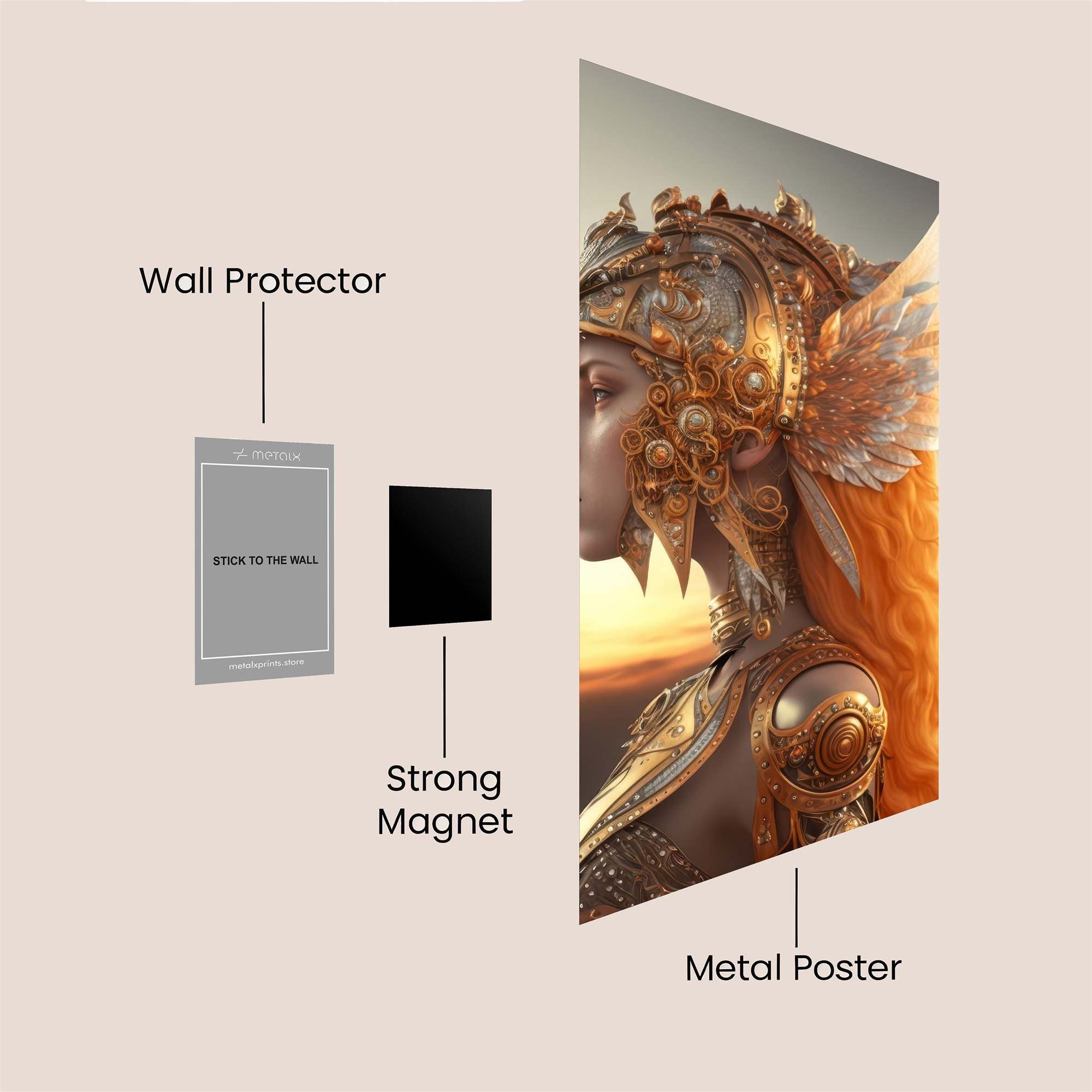 Valkyrie Radiant Safe Wall Magnetic / M