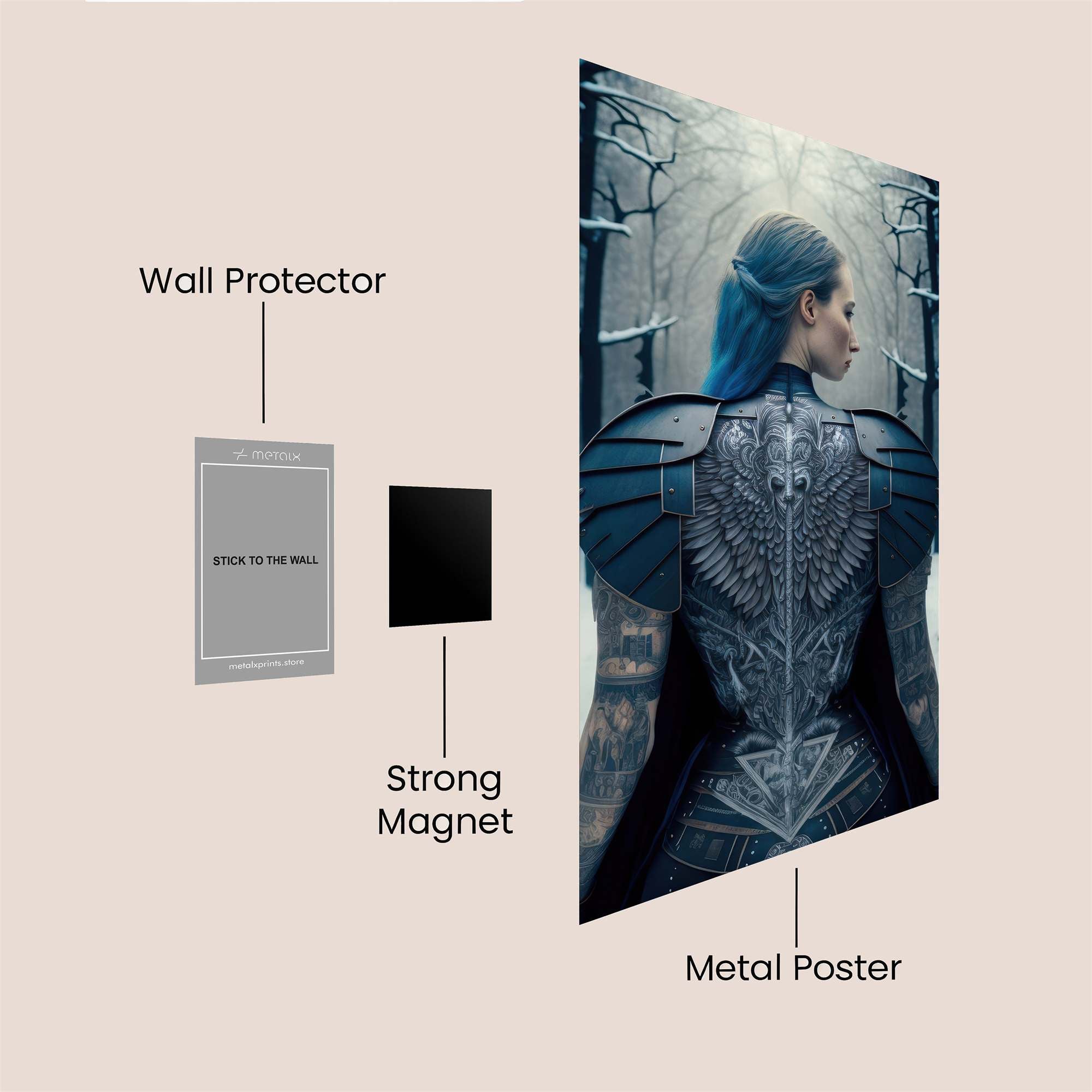 Elven Serenity Safe Wall Magnetic / M