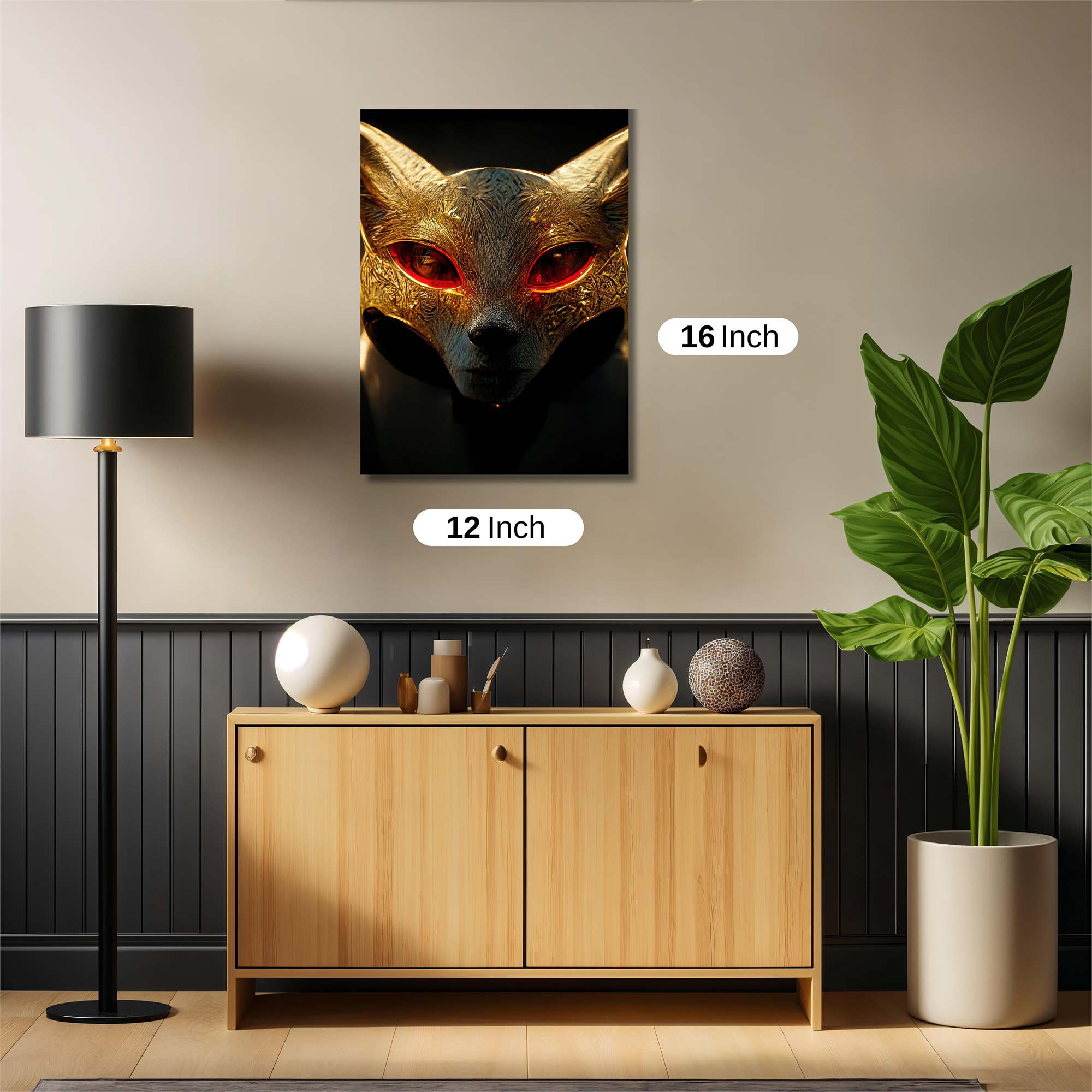Golden Menace Safe Wall Magnetic / M