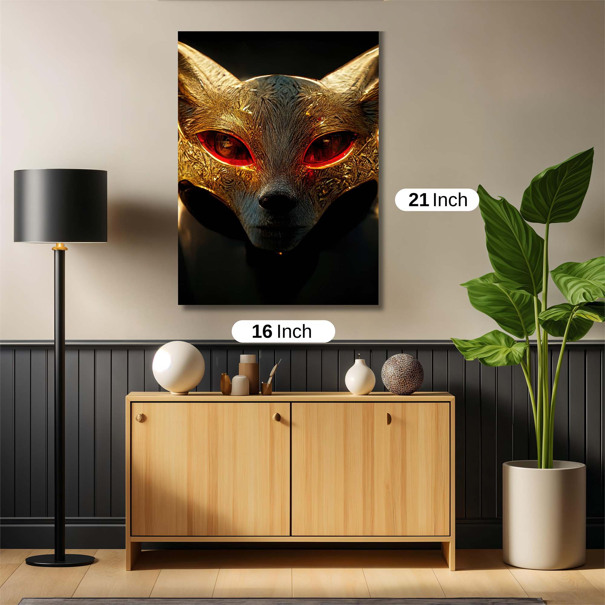 Golden Menace Safe Wall Magnetic / M