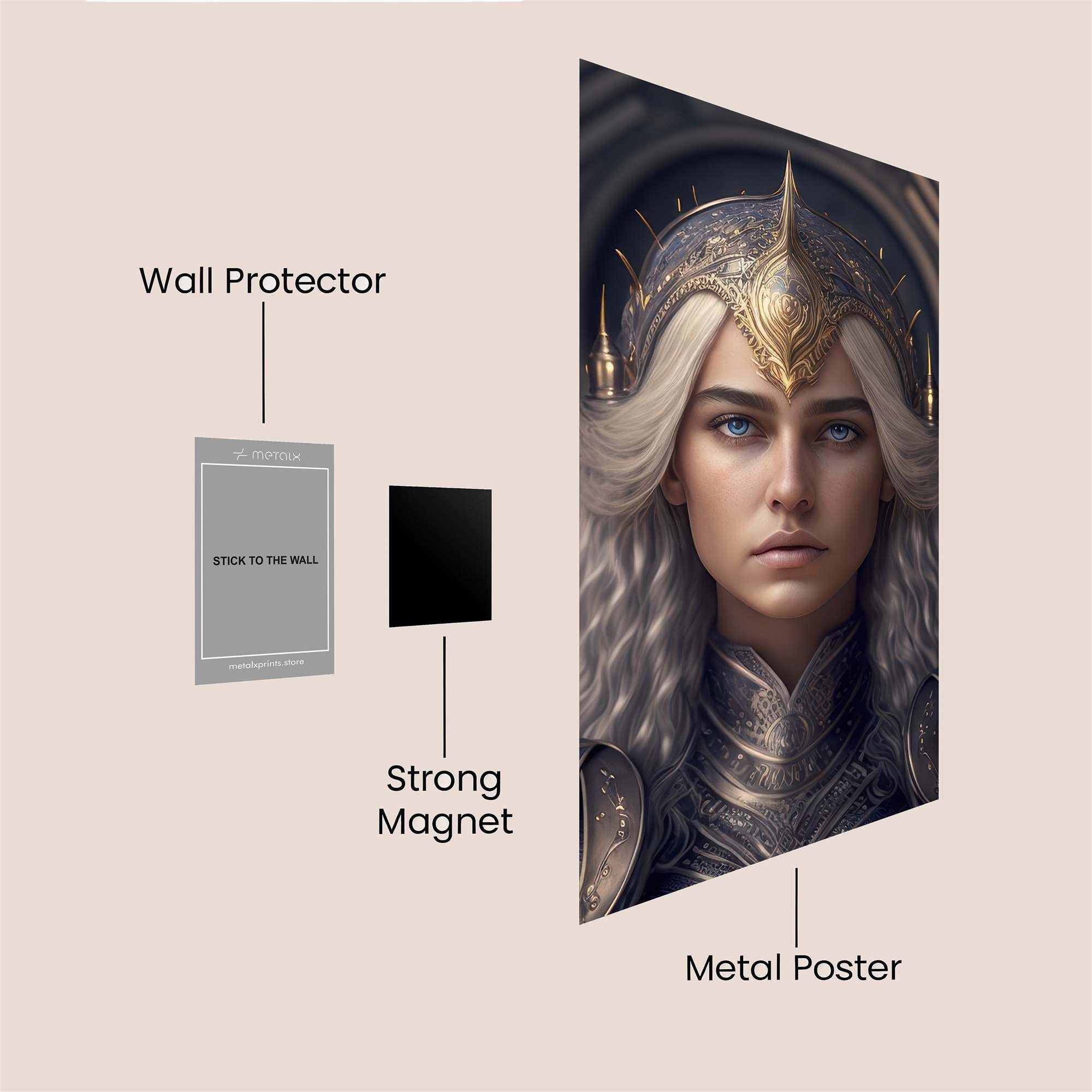Queen Serene Safe Wall Magnetic / M