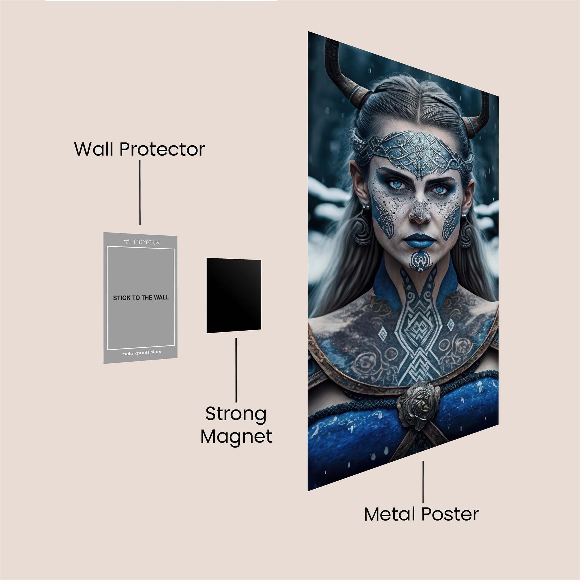 Valkyrie Vengeful Safe Wall Magnetic / M