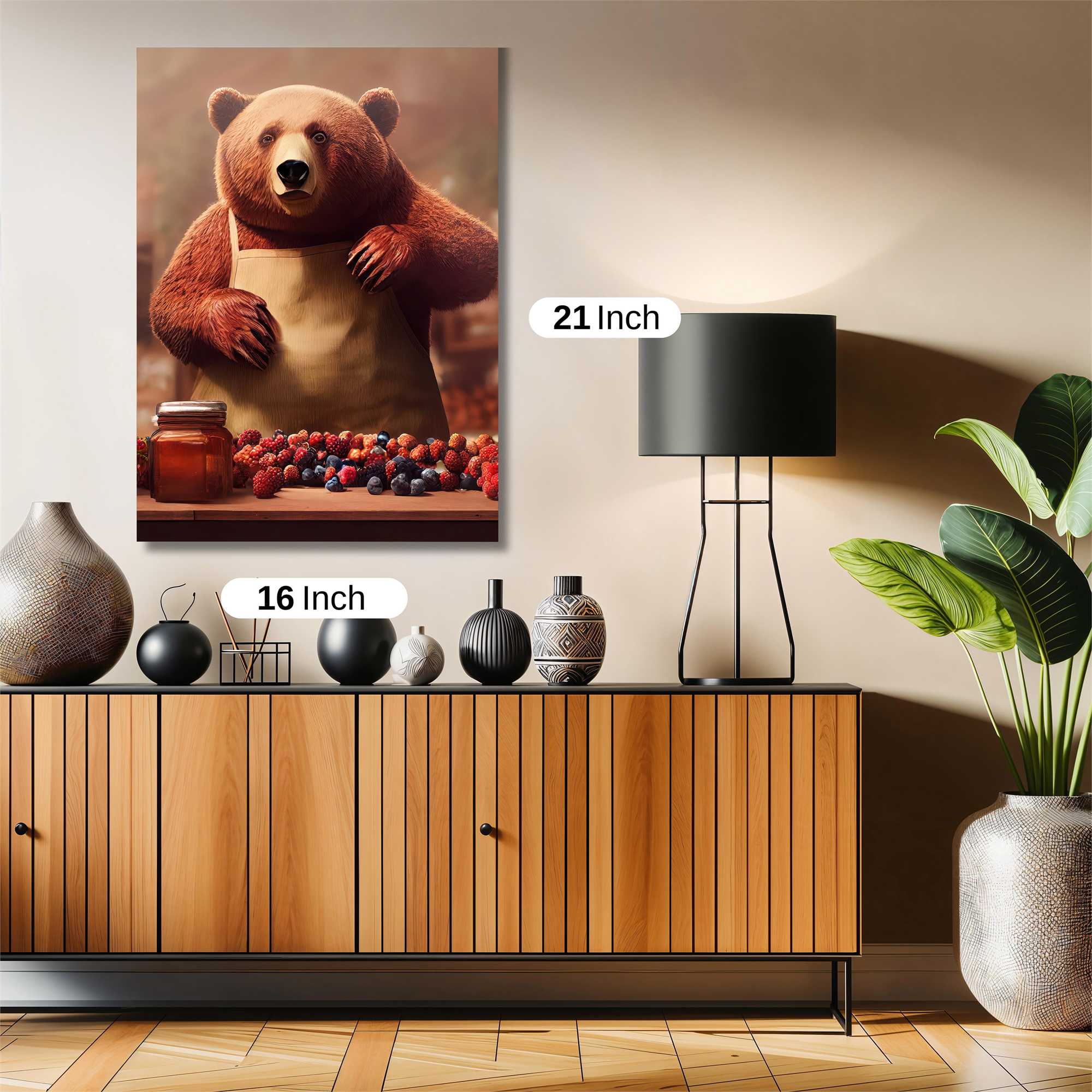 Bear Baker Safe Wall Magnetic / M