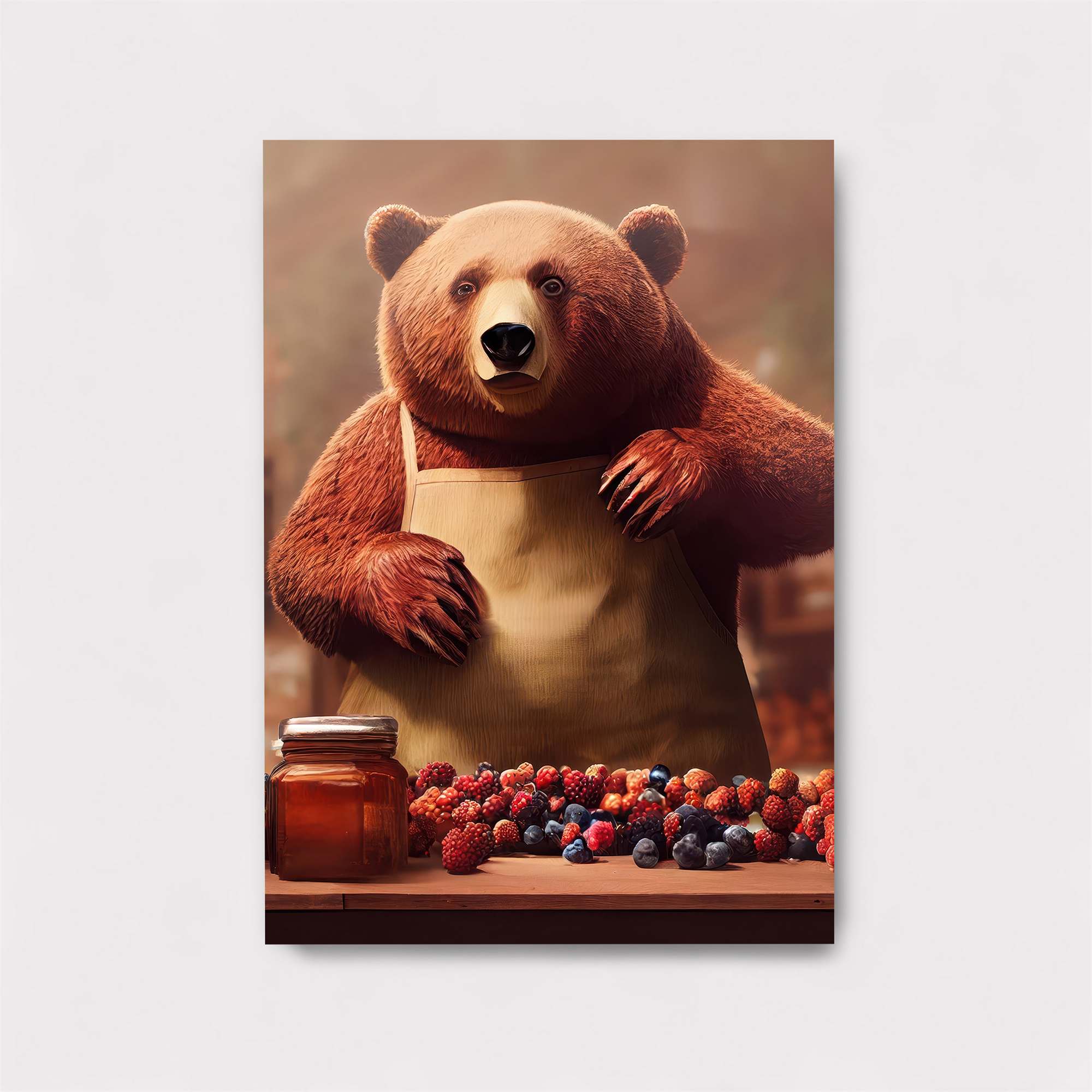 Bear Baker Safe Wall Magnetic / M