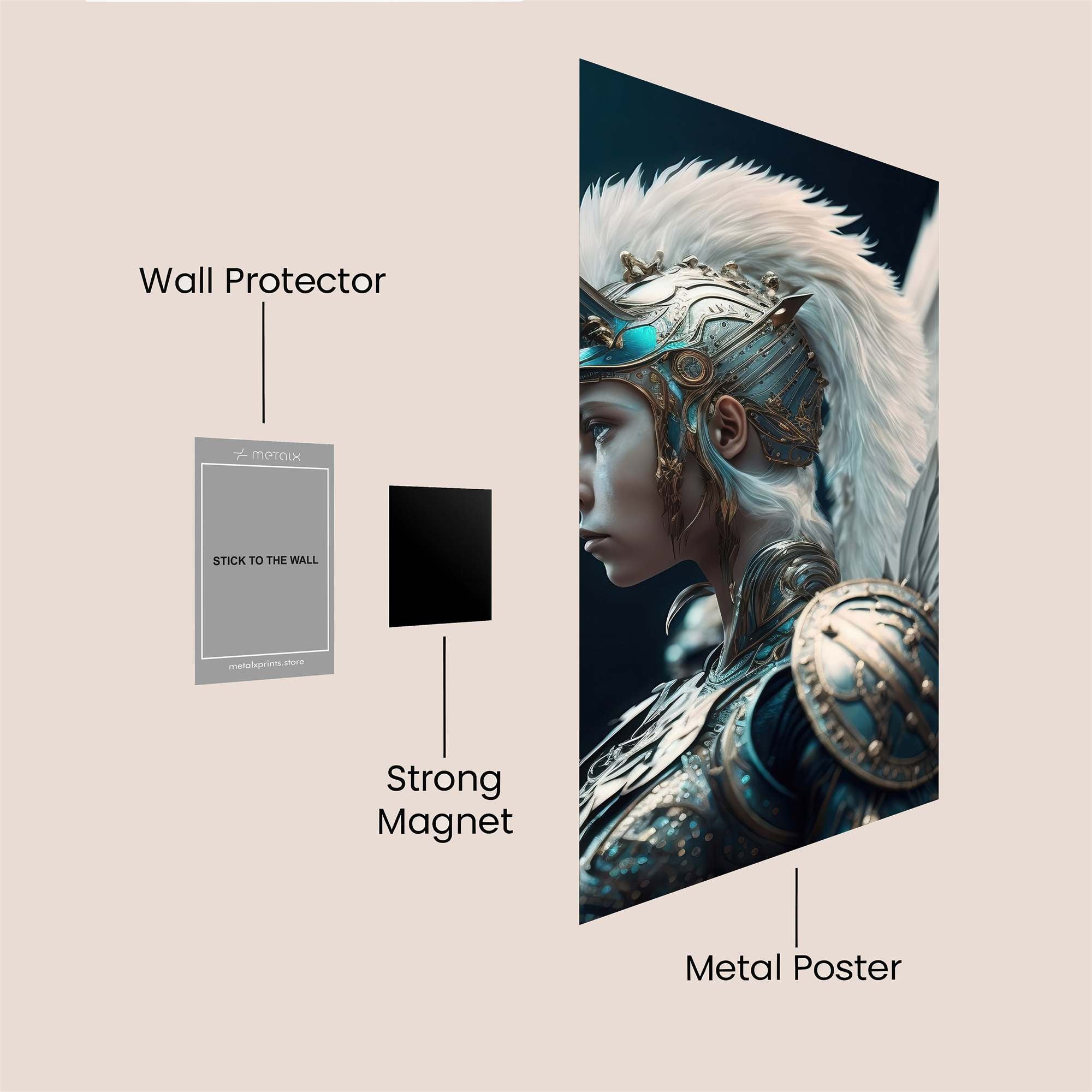 Angel Valor Safe Wall Magnetic / M