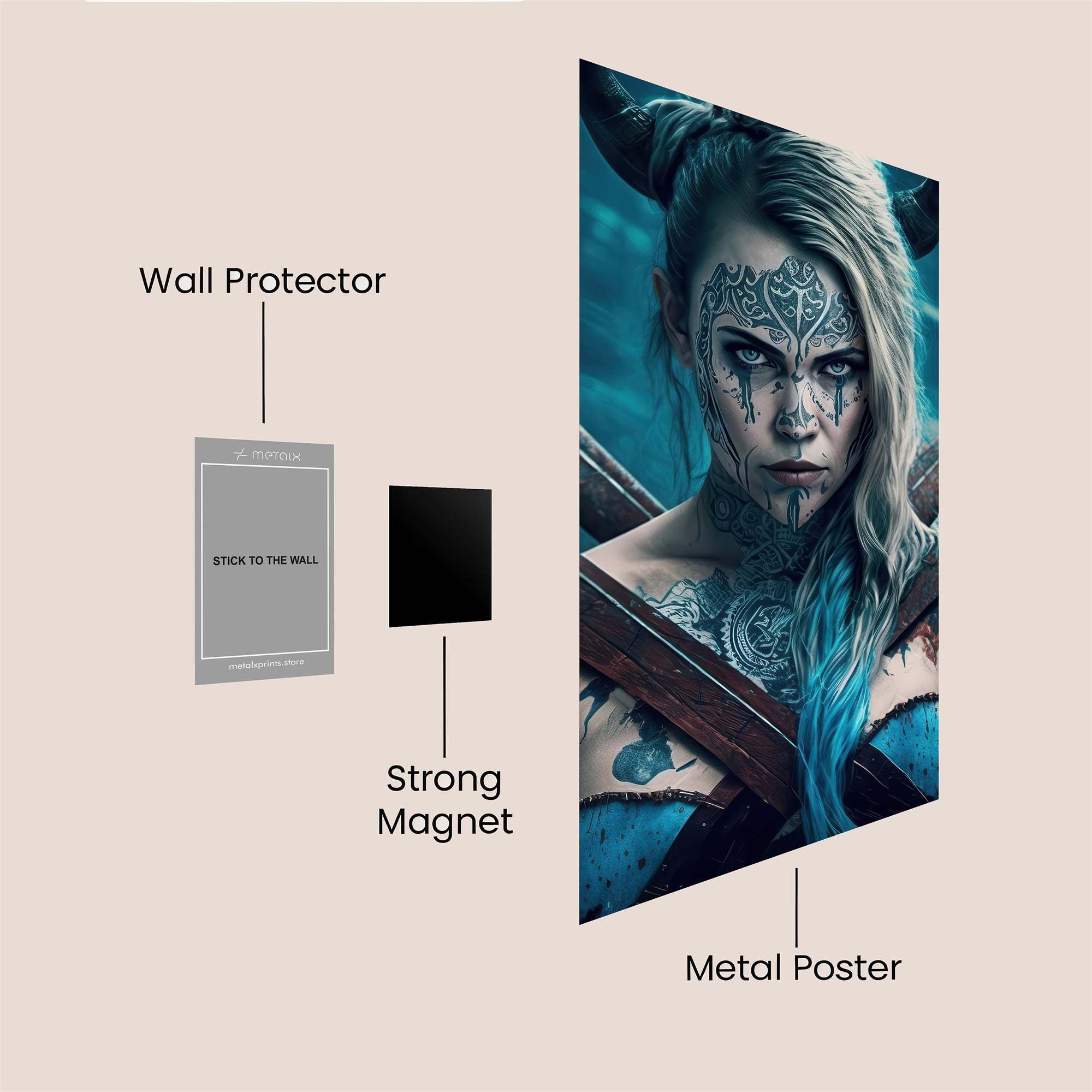 Warrior Enigma Safe Wall Magnetic / M