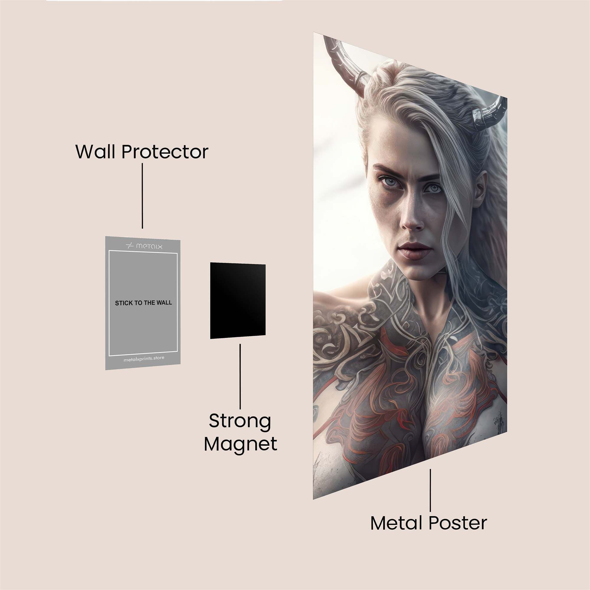 Demon Enigma Safe Wall Magnetic / M