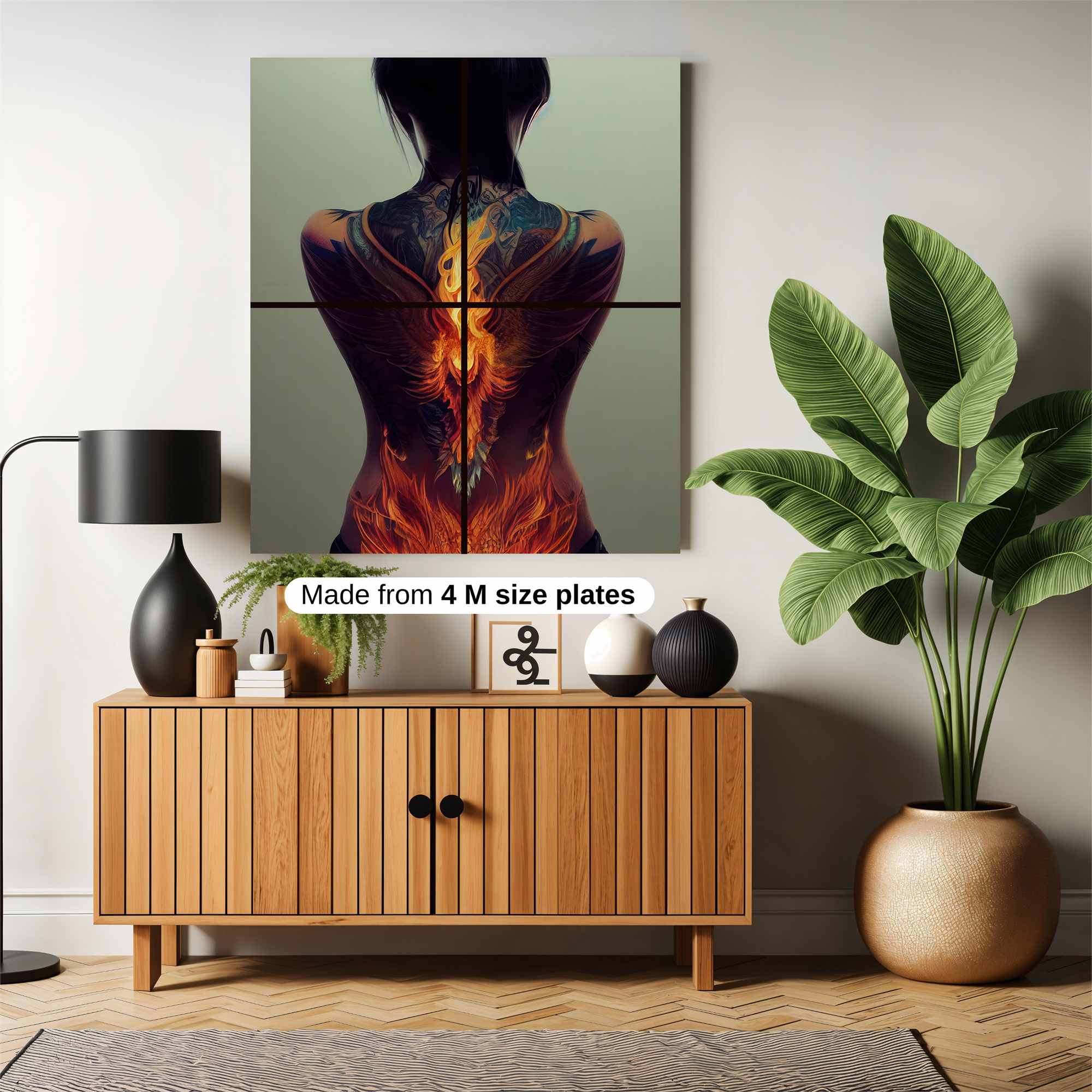 Phoenix Rebirth Safe Wall Magnetic / M