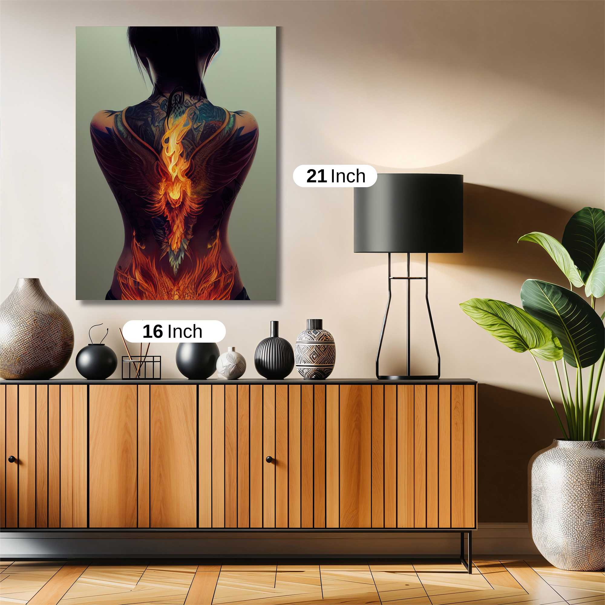 Phoenix Rebirth Safe Wall Magnetic / M