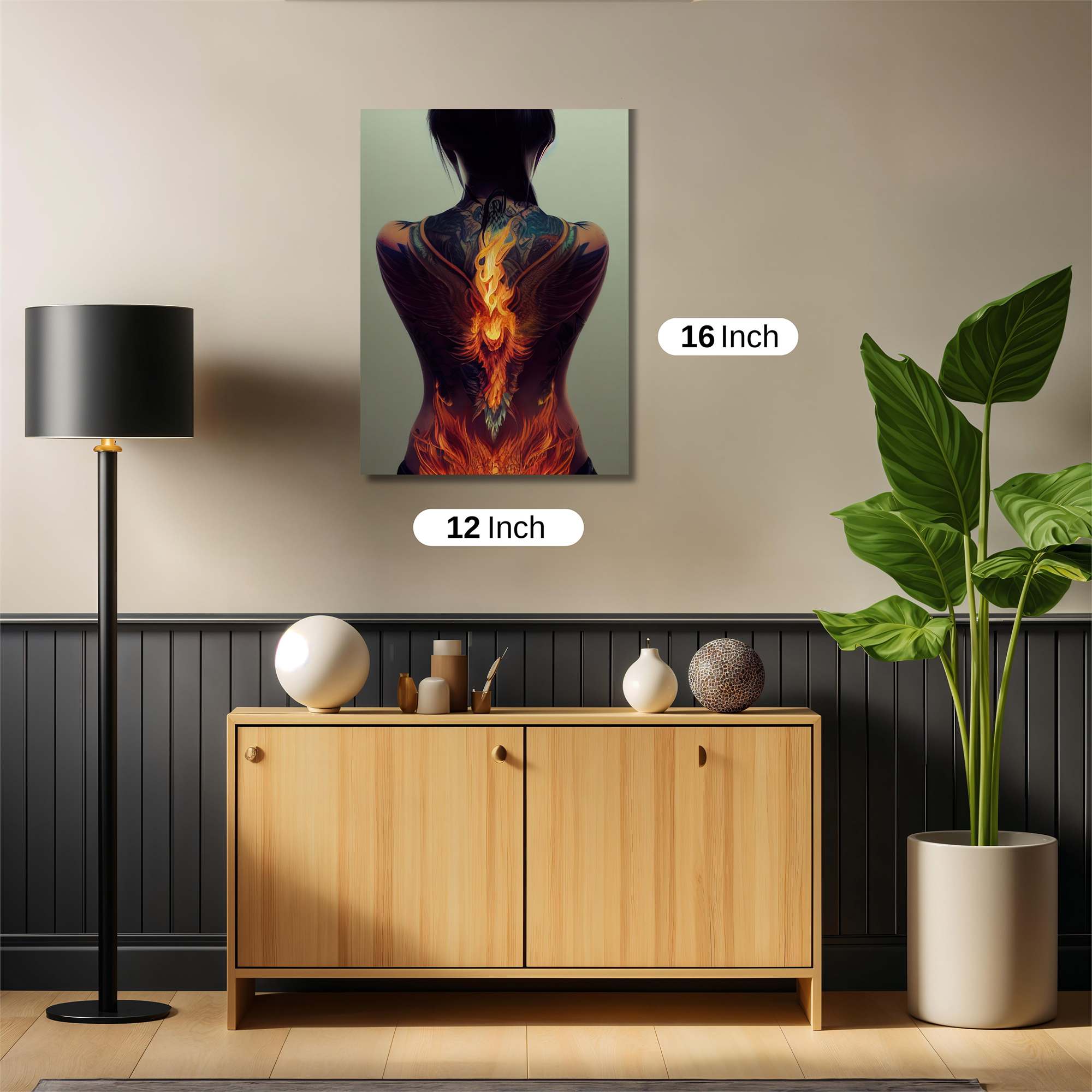 Phoenix Rebirth Safe Wall Magnetic / M