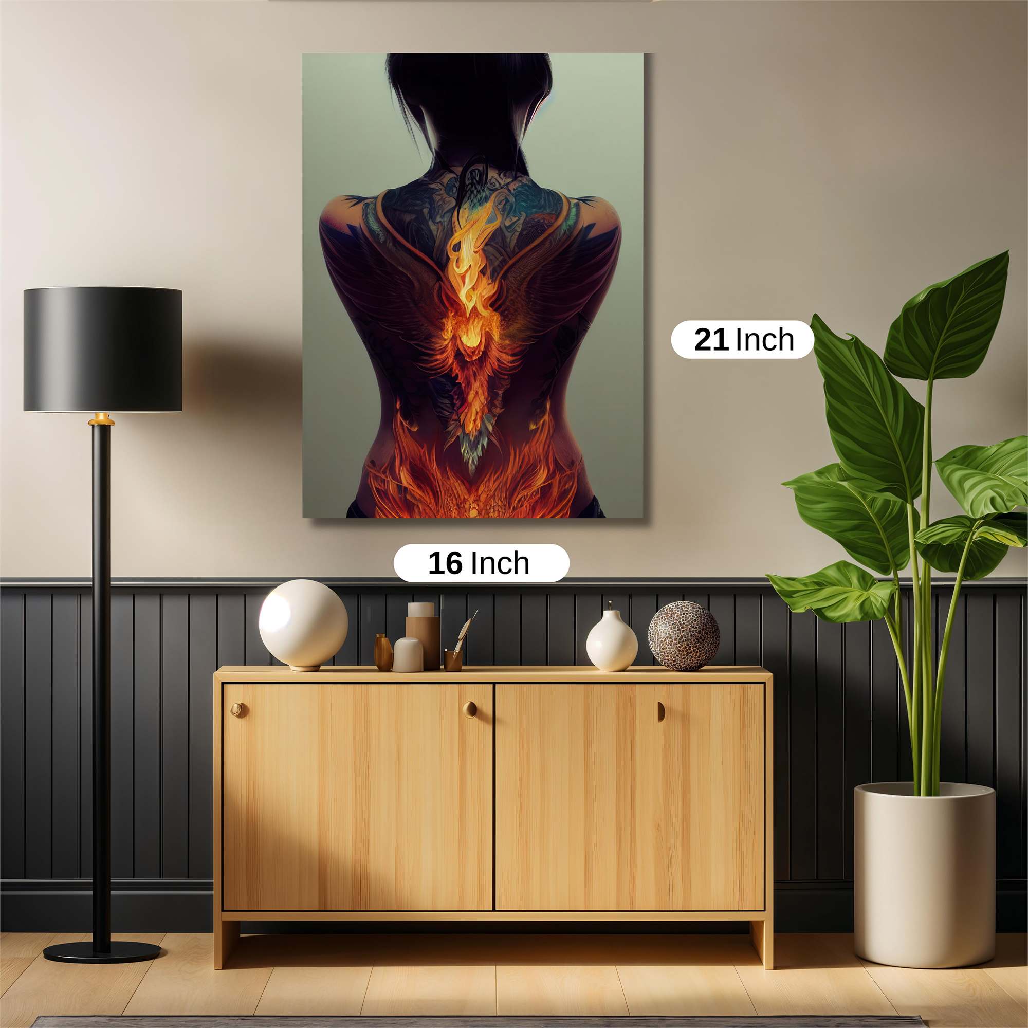 Phoenix Rebirth Safe Wall Magnetic / M