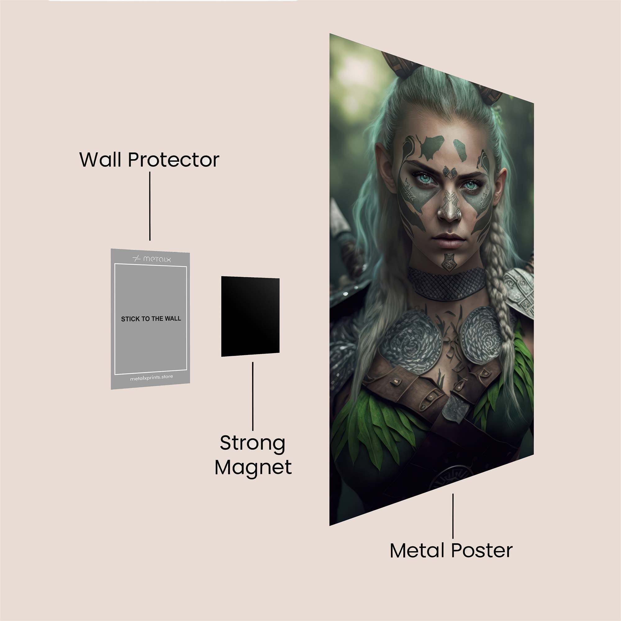 Forest Sentinel Safe Wall Magnetic / M